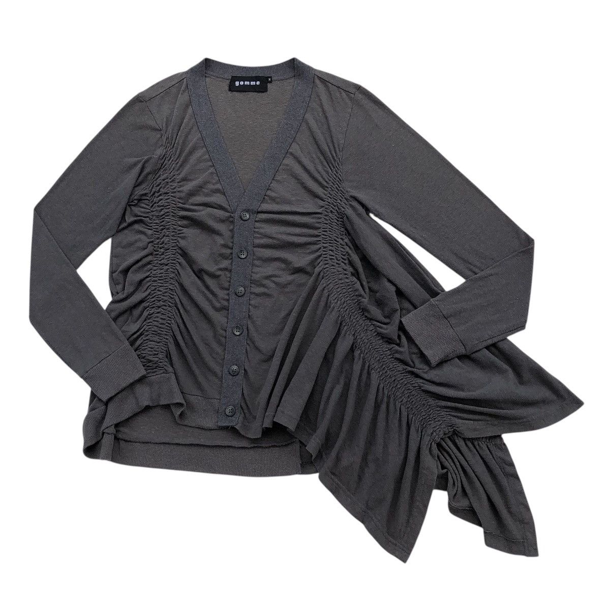 Yohji Yamamoto Gomme By Yohji Yamamoto Japan Maki Hiroshige Cardigan Top Size M / US 6-8 / IT 42-44 - 5 Thumbnail