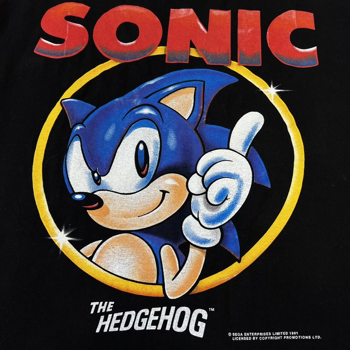 Nintendo × Vintage Vintage Tee Sonic the Hedgehog Sega 1991 Streetwear Style Size US XL / EU 56 / 4 - 8 Thumbnail
