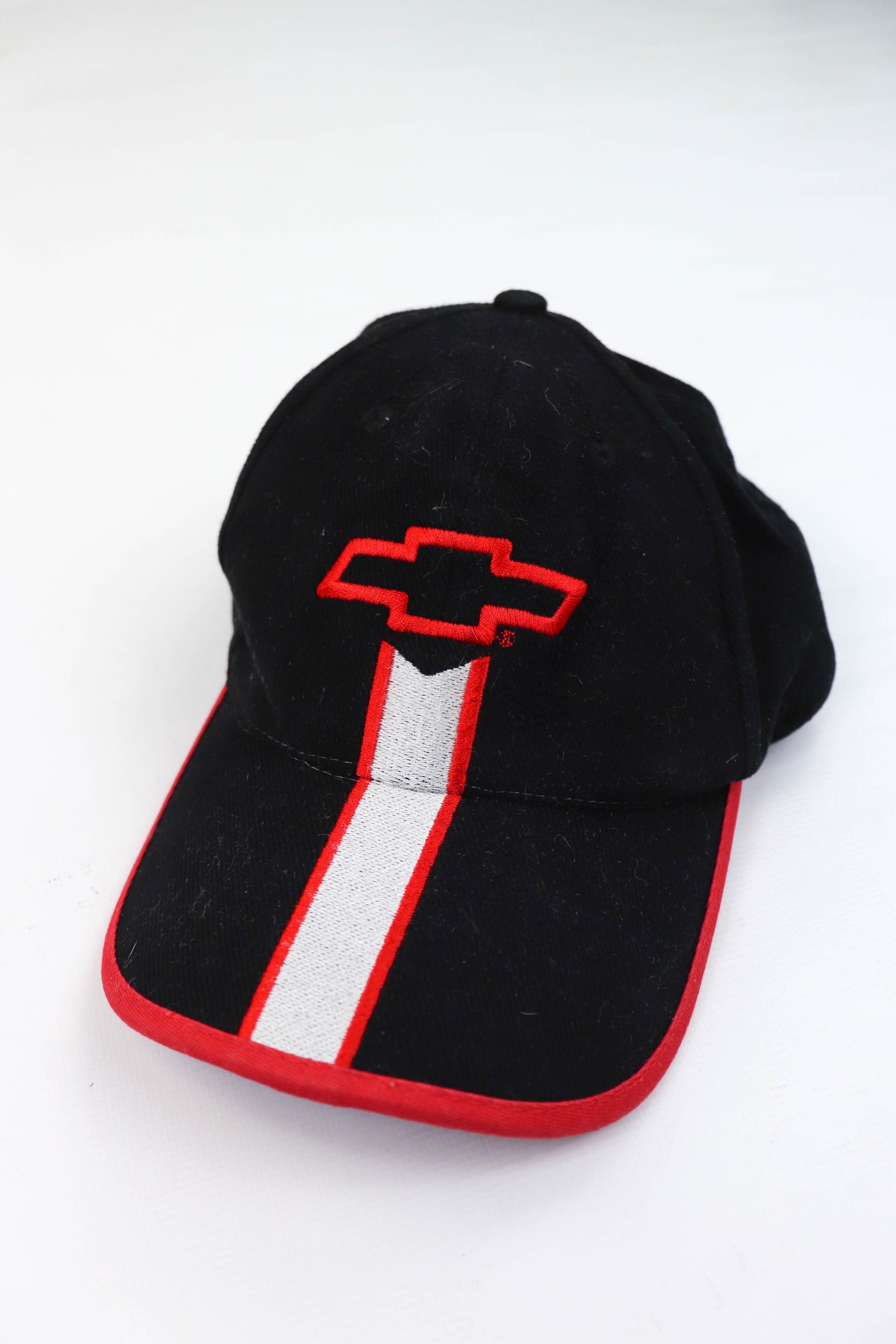NASCAR Chevrolet Racing NASCAR 00s Vintage Big Logo Black Cap Size ONE SIZE - 5 Thumbnail
