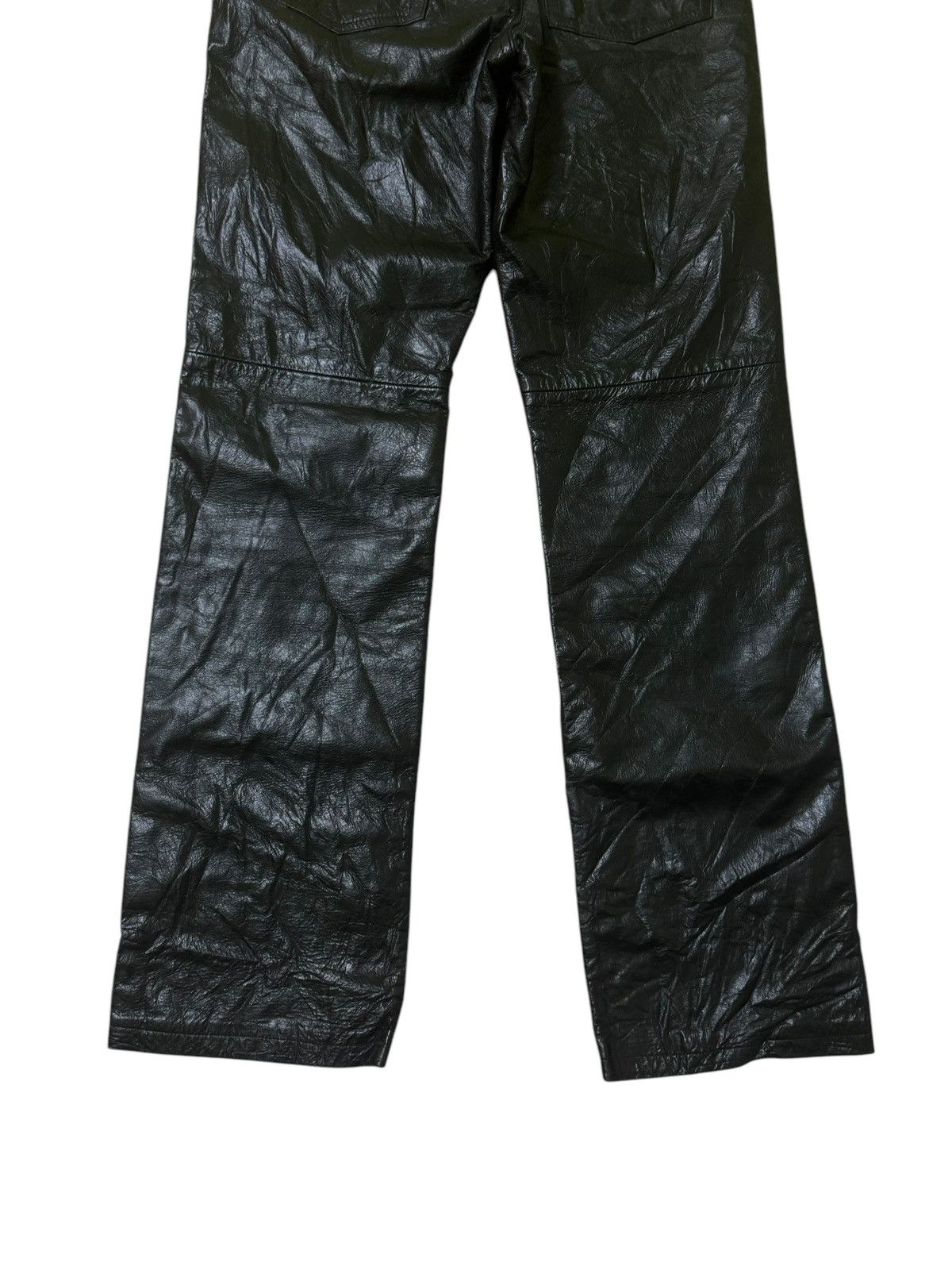 Leather × Vintage VINTAGE RadmesS MEN'S BIGI BLACK FAUX LEATHER Size US 27 - 11 Thumbnail