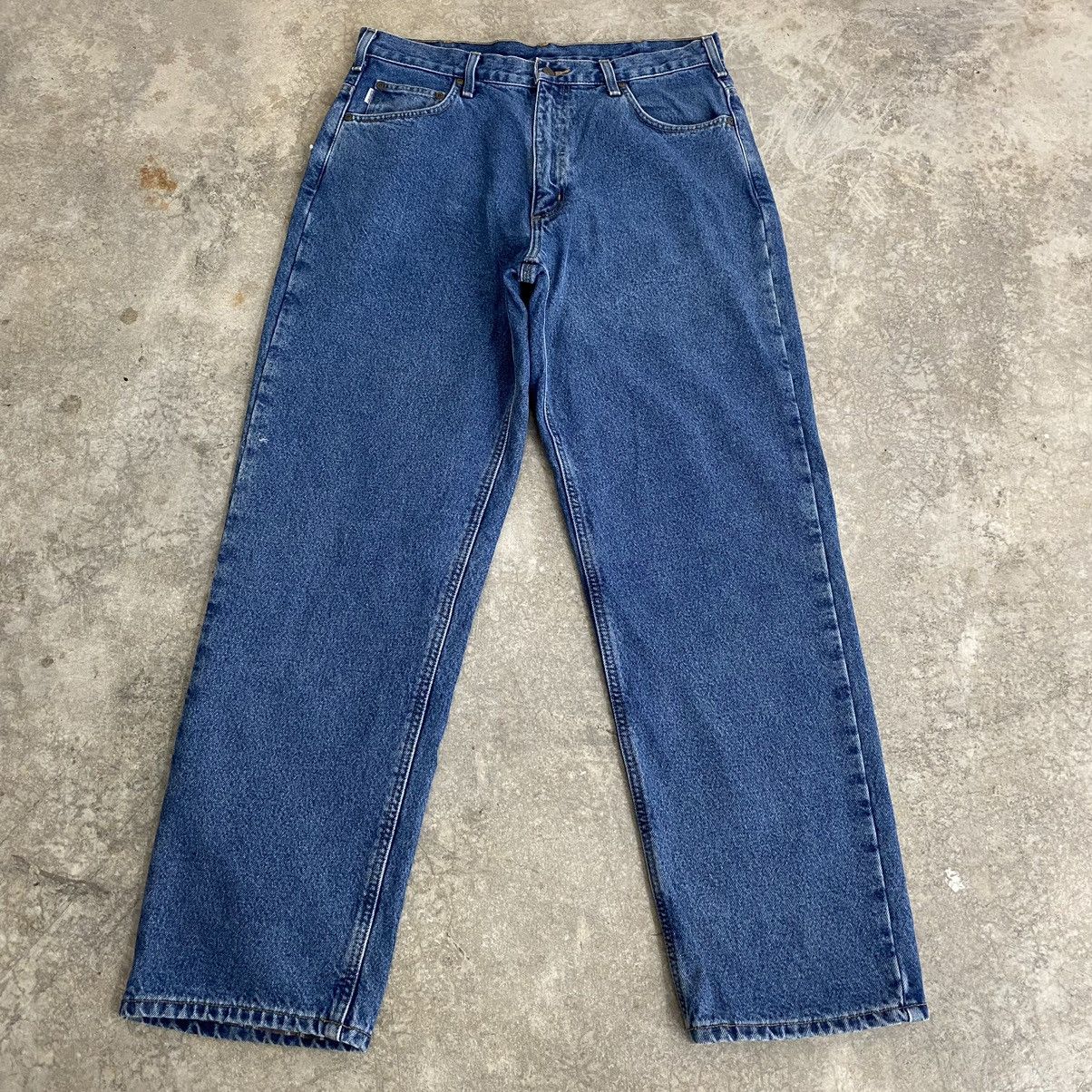 Carhartt Vintage Carhartt Blanket Lined Relaxed Fit Denim Jeans Size US 35 - 5 Thumbnail