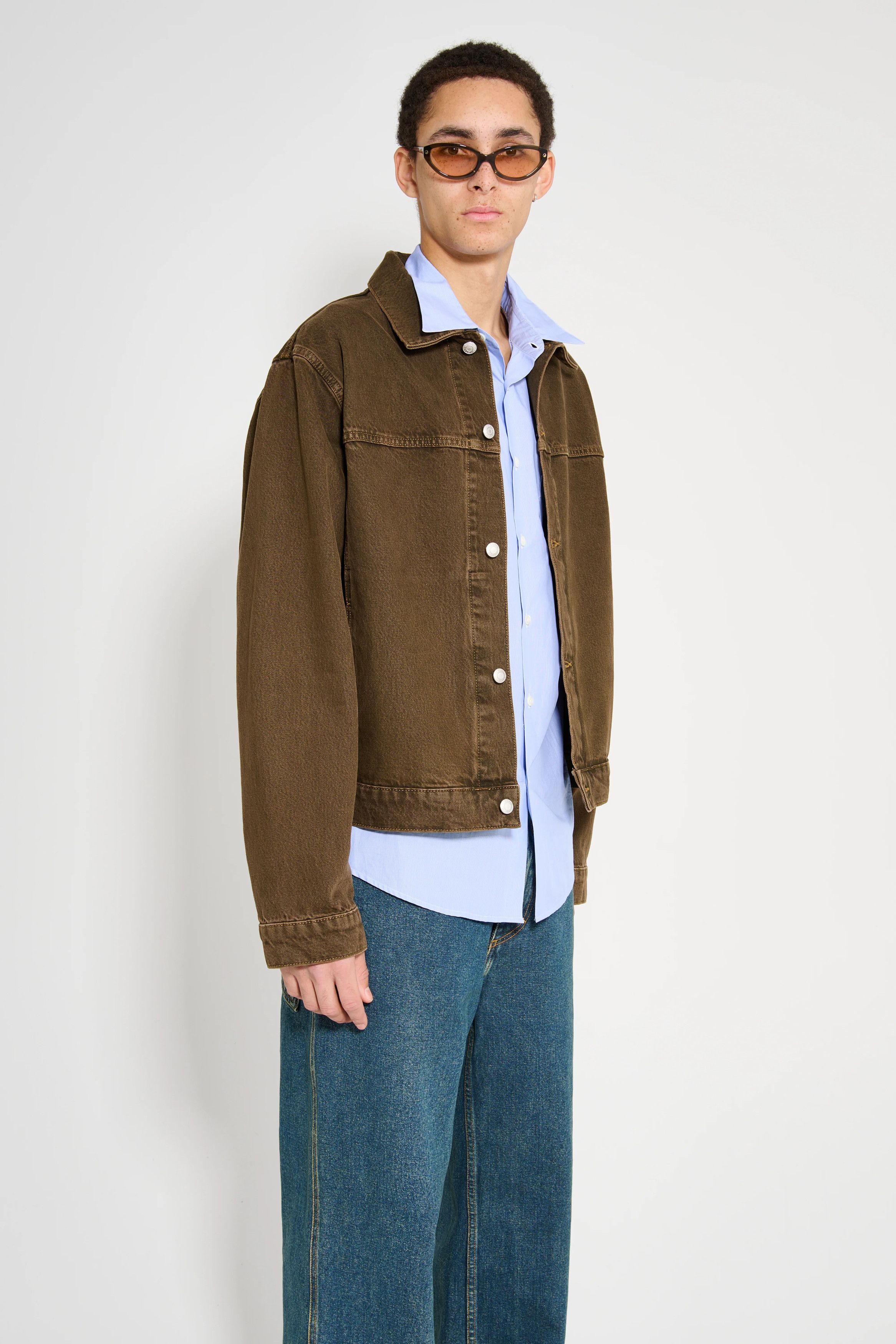 Stussy Trucker Denim Jacket in Mushroom Size US L / EU 52-54 / 3 - 2 Thumbnail