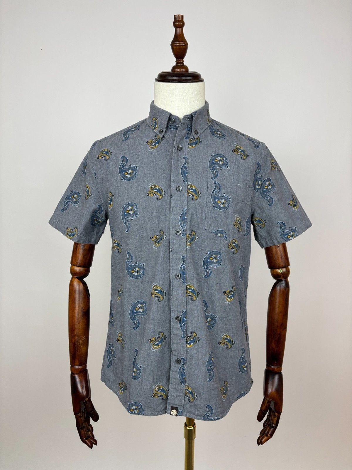 Pretty Green Pretty Green Paisley Short Sleeve Shirt Size M Size US M / EU 48-50 / 2 - 2 Thumbnail