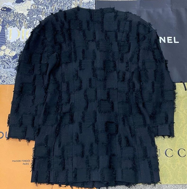 Chanel chanel Black diamond-button four-pocket tassel jacket Size XS / US 0-2 / IT 36-38 - 3 Thumbnail