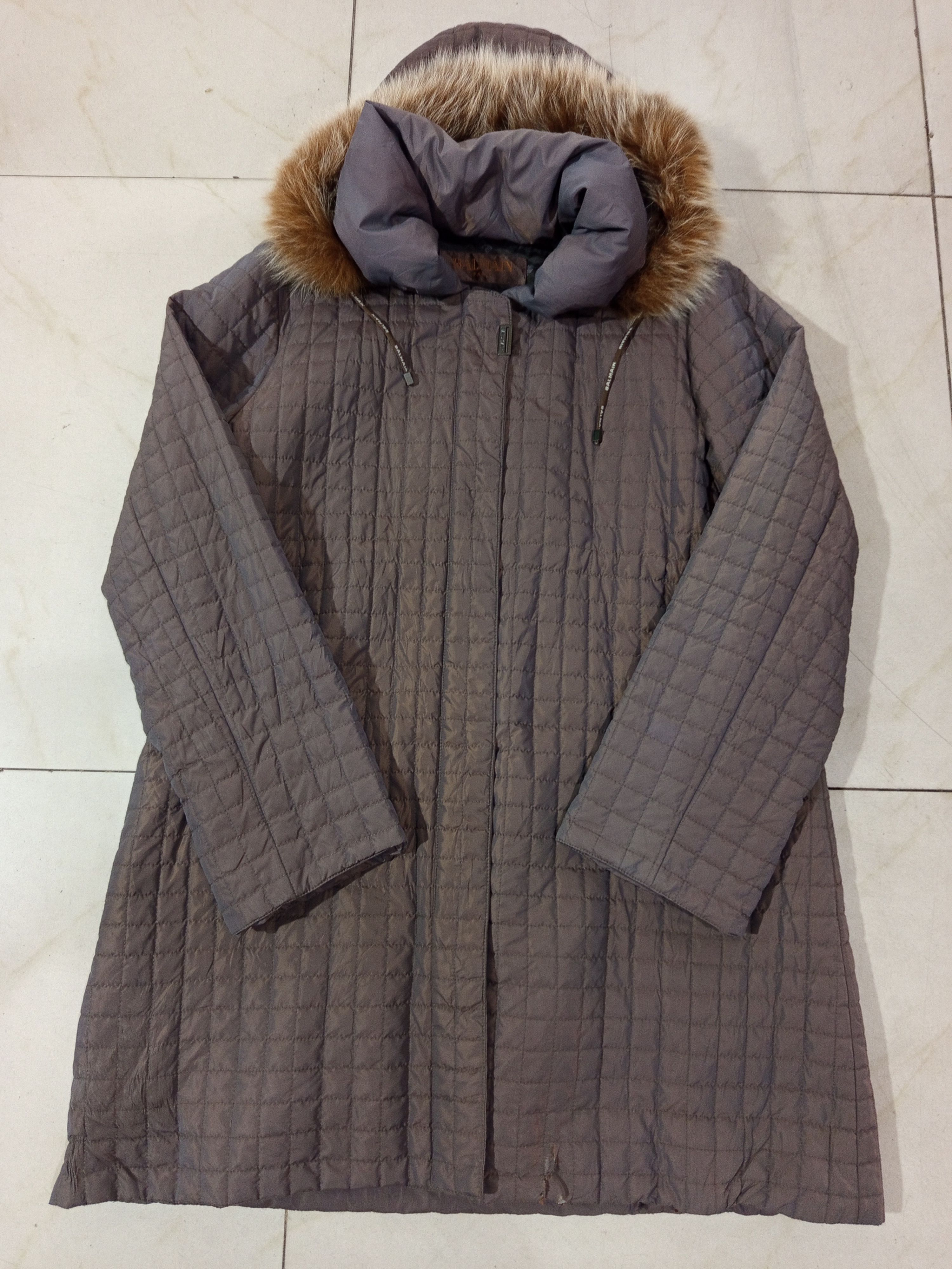 Balmain Balmain Quilted Detachable Faux Fur Hood Jacket Size M / US 6-8 / IT 42-44 - 2 Thumbnail