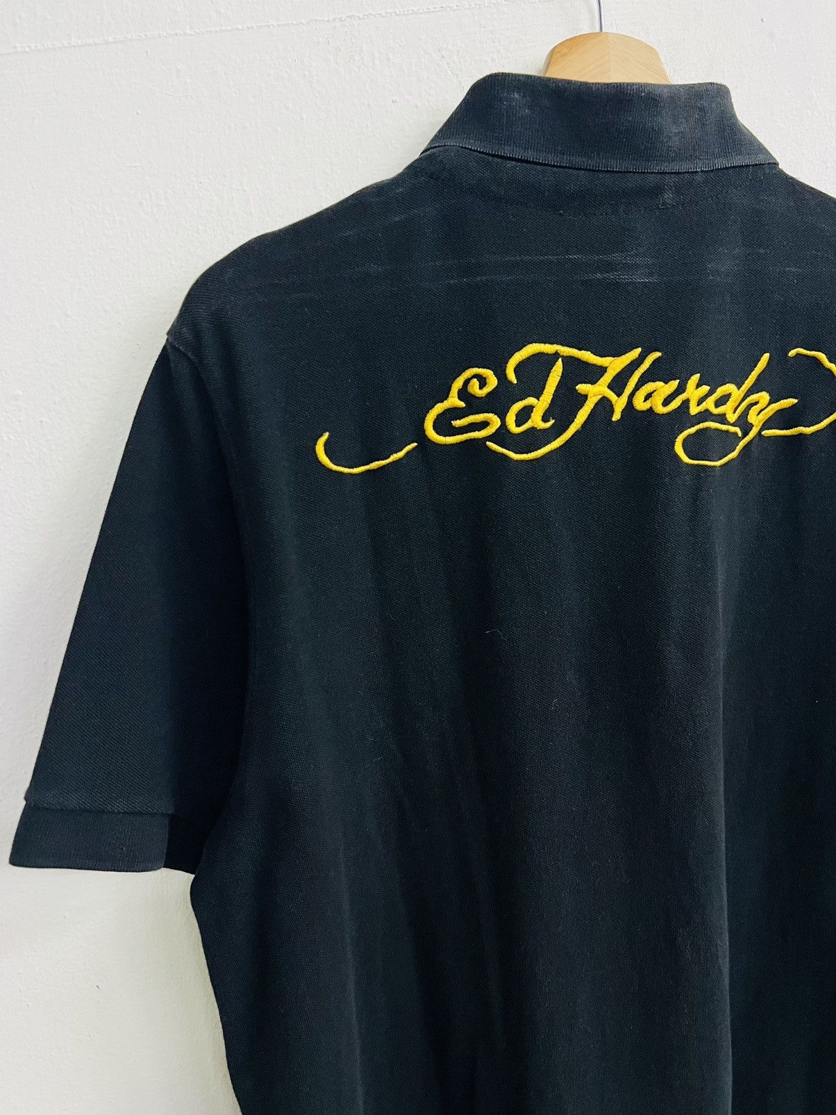 Christian Audigier Ed Hardy Tiger Embroidery Polo by Christian Audigier Size US L / EU 52-54 / 3 - 11 Thumbnail