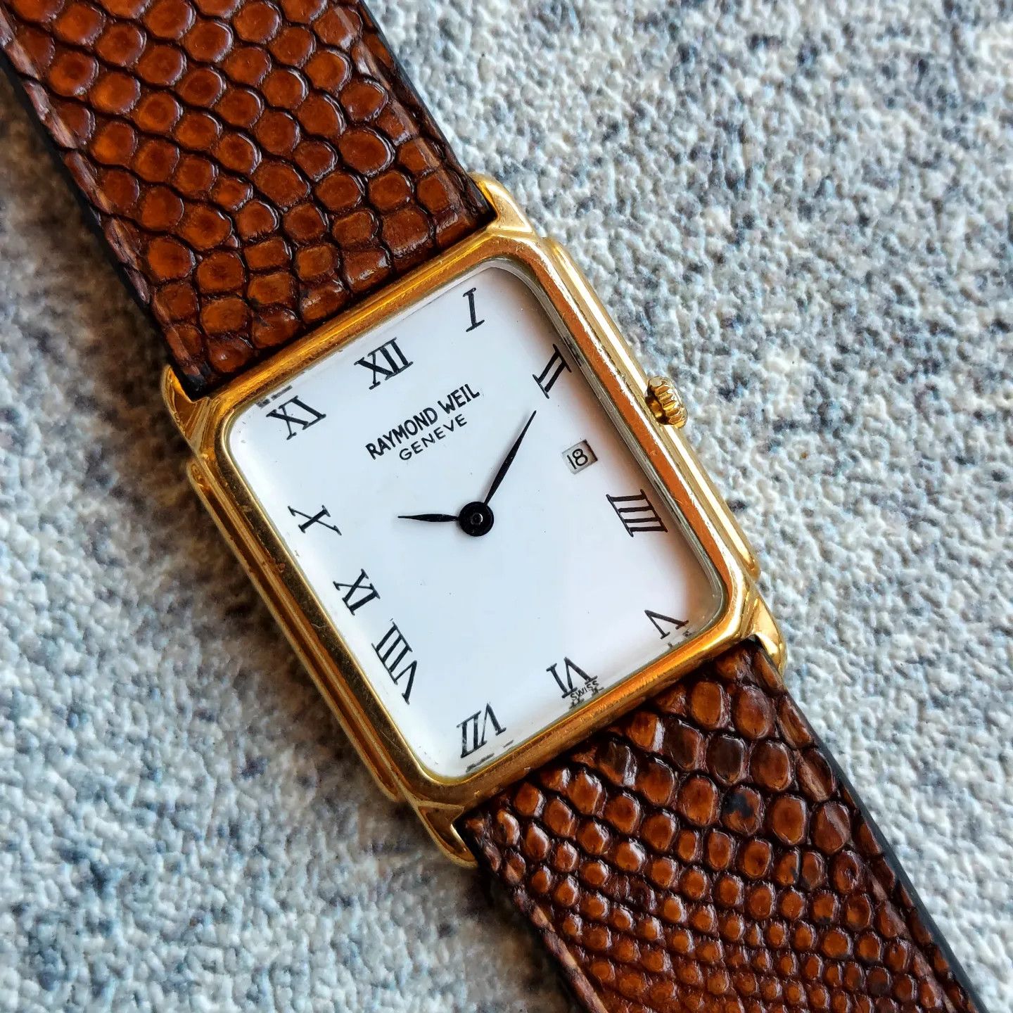 RAYMOND WEIL × Vintage 💥 Vintage 80s Raymond Weil Tank Size ONE SIZE - 3 Thumbnail