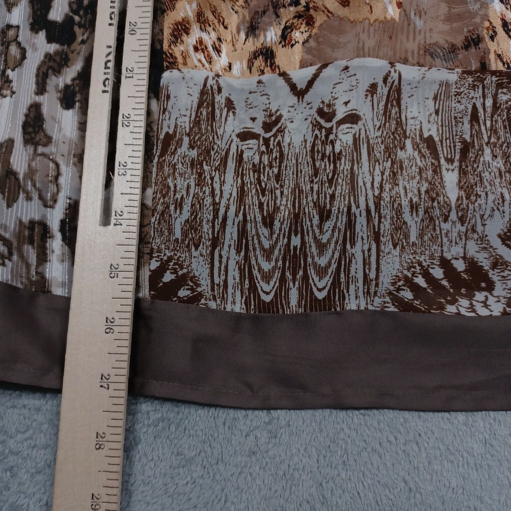 Vintage Chicos Top Womens Large Animal Print Patchwork Lightweight NWT Size L / US 10 / IT 46 - 6 Thumbnail