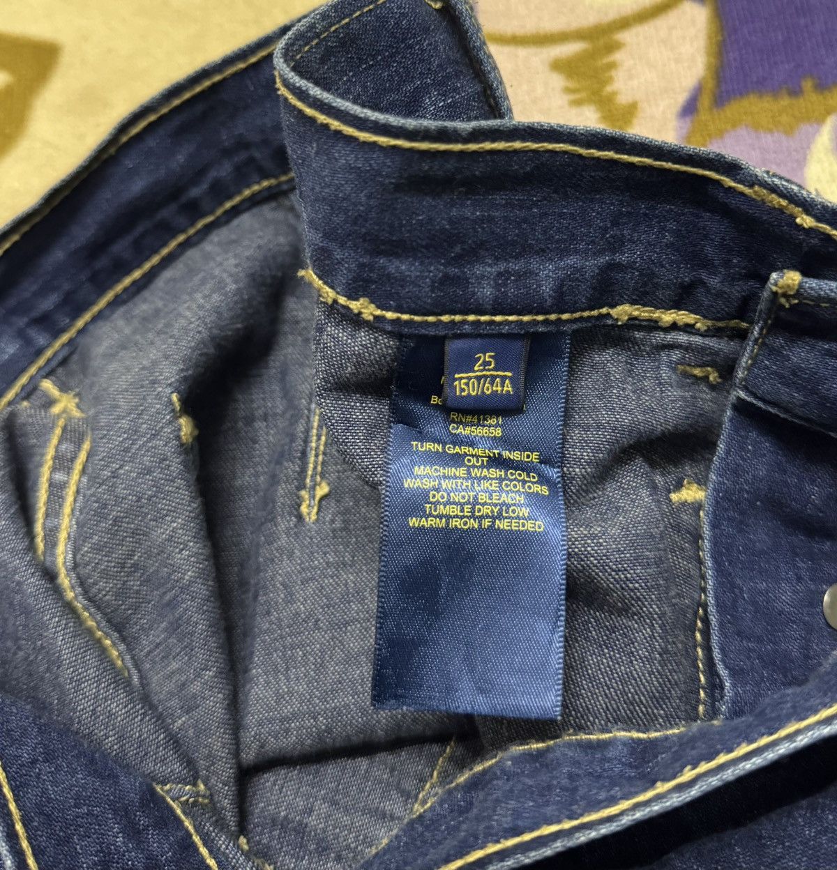 Polo Ralph Lauren POLO RALPH LAUREN Soft Denim Pant Rare Design Unisex Size US 30 / EU 46 - 9 Thumbnail