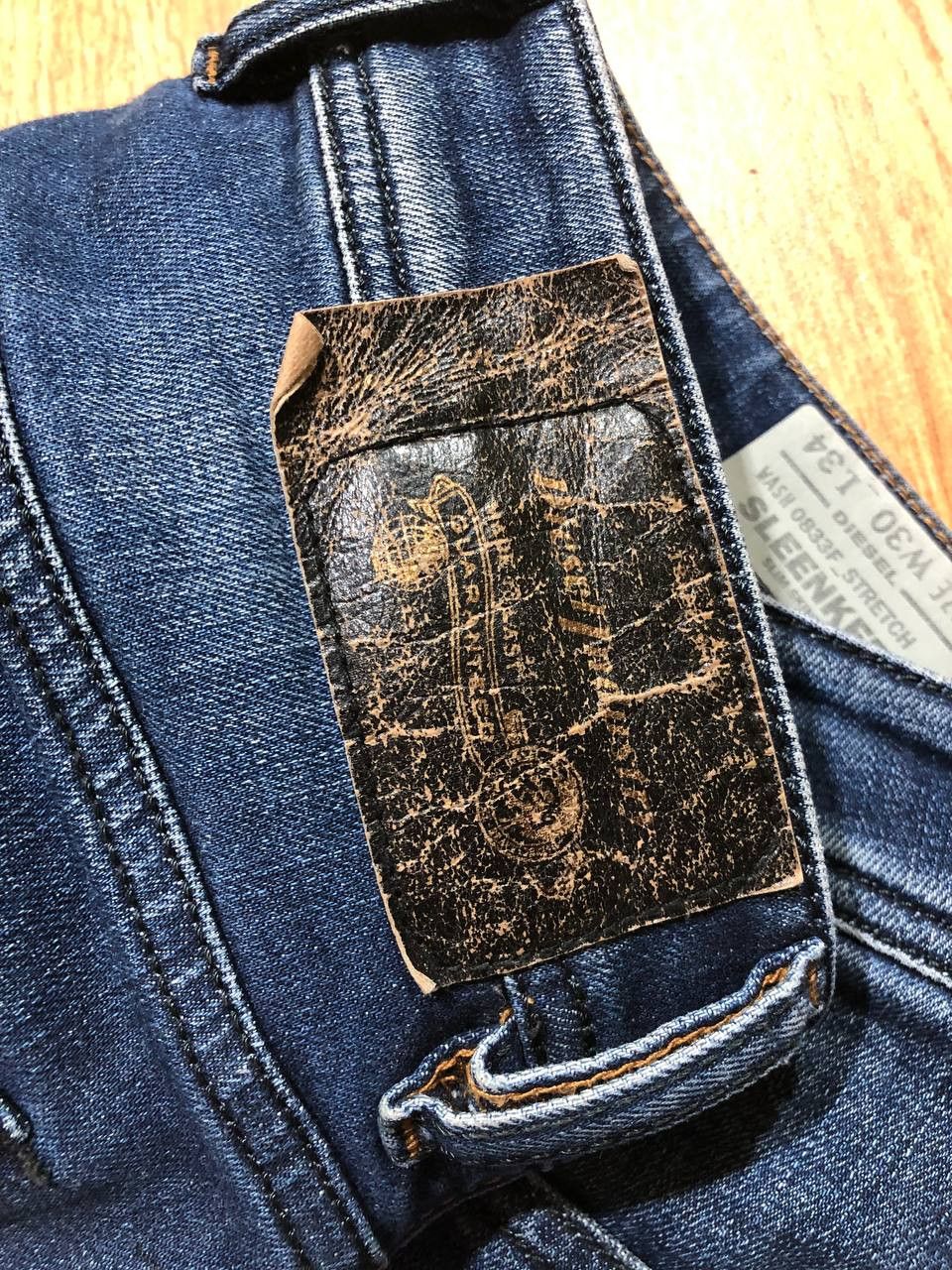 Diesel Diesel SLEENKER Jeans Dark Blue Slim Skinny Stretch jeans Size US 30 / EU 46 - 8 Thumbnail