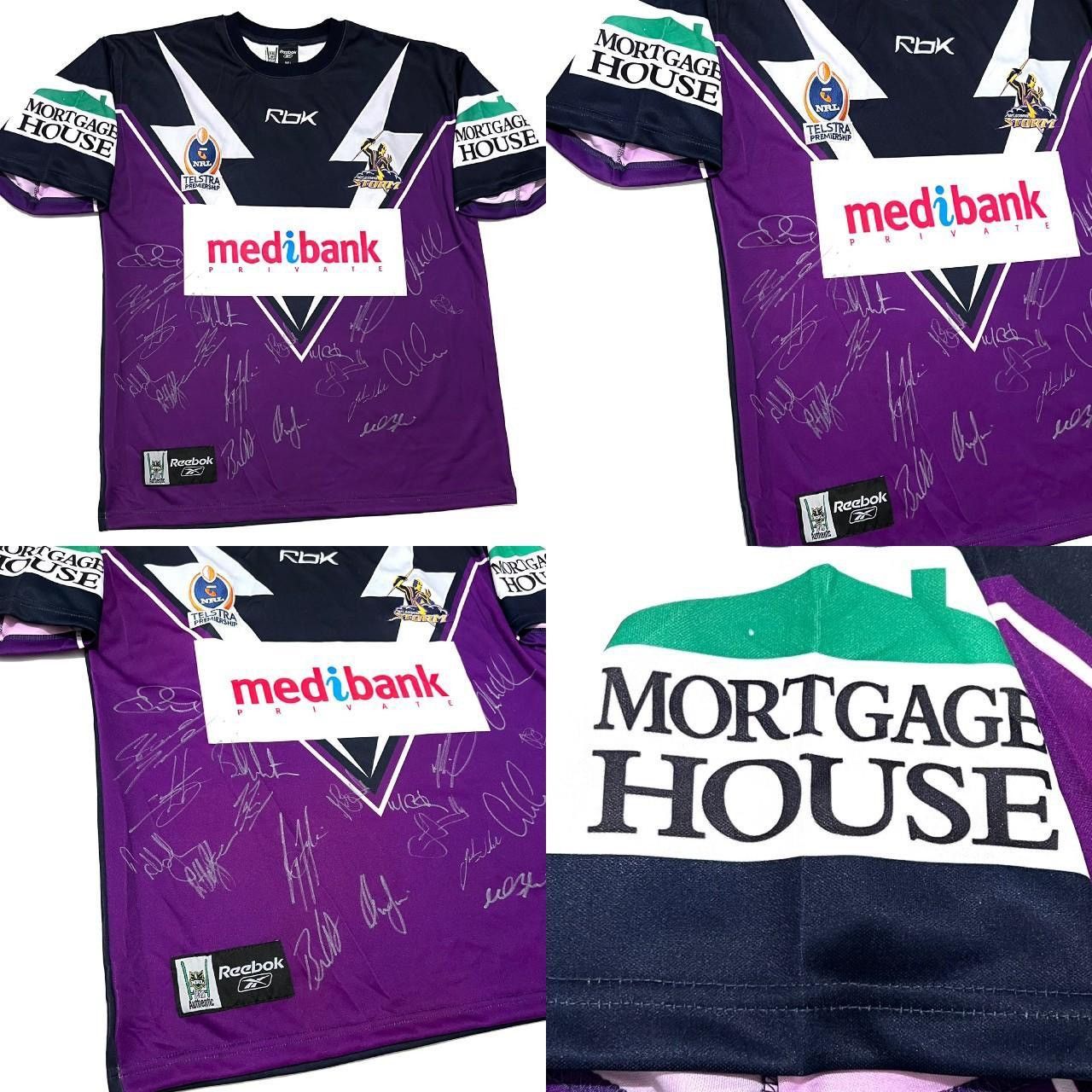 Reebok NRL MELBOURNE STORM REEBOK JERSEY SIGNED Size US L / EU 52-54 / 3 - 3 Thumbnail