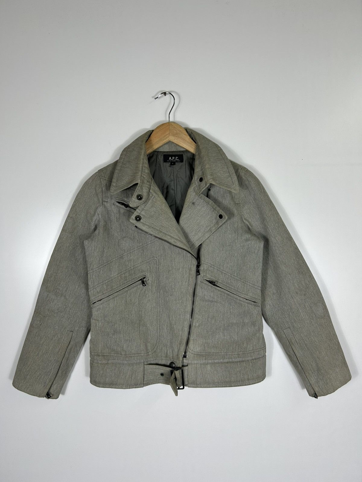A.P.C. A.P.C. Paris Vintage Moto Jacket – Made in Japan Size S / US 4 / IT 40 - 4 Thumbnail