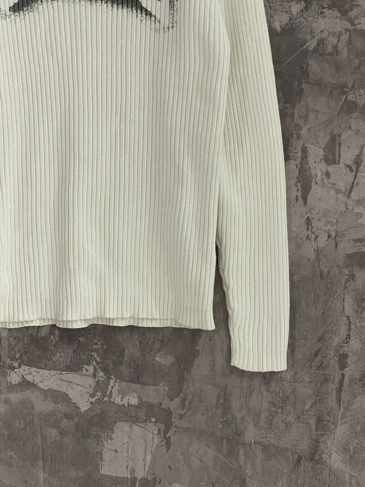 14th Addiction Y2K Glamour Diesel Style 3D Ribbed Knit Sweater Size US M / EU 48-50 / 2 - 6 Thumbnail