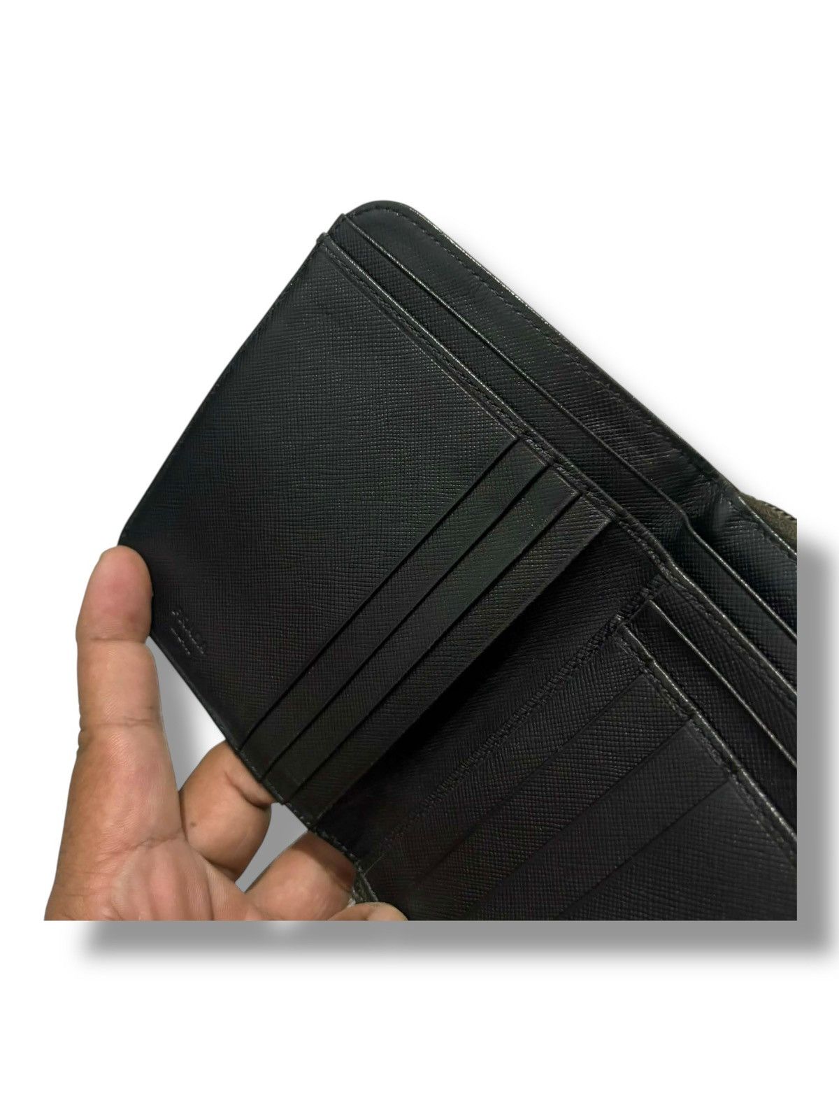 Prada Prada Olive Nylon Zip Wallet Size ONE SIZE - 15 Thumbnail