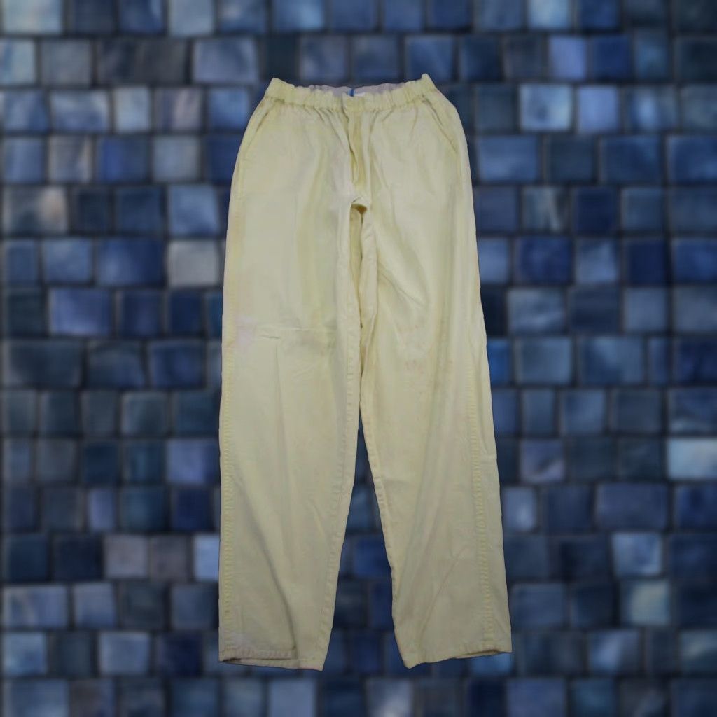 Ocean Pacific Vintage Ocean Pacific Mens Yellow Elastic Waist Pants 32 Beach 90s OP 5-Pocket Flat Front Cotton Pants Mens Regulus Size US 32 / EU 48 - 1 Thumbnail
