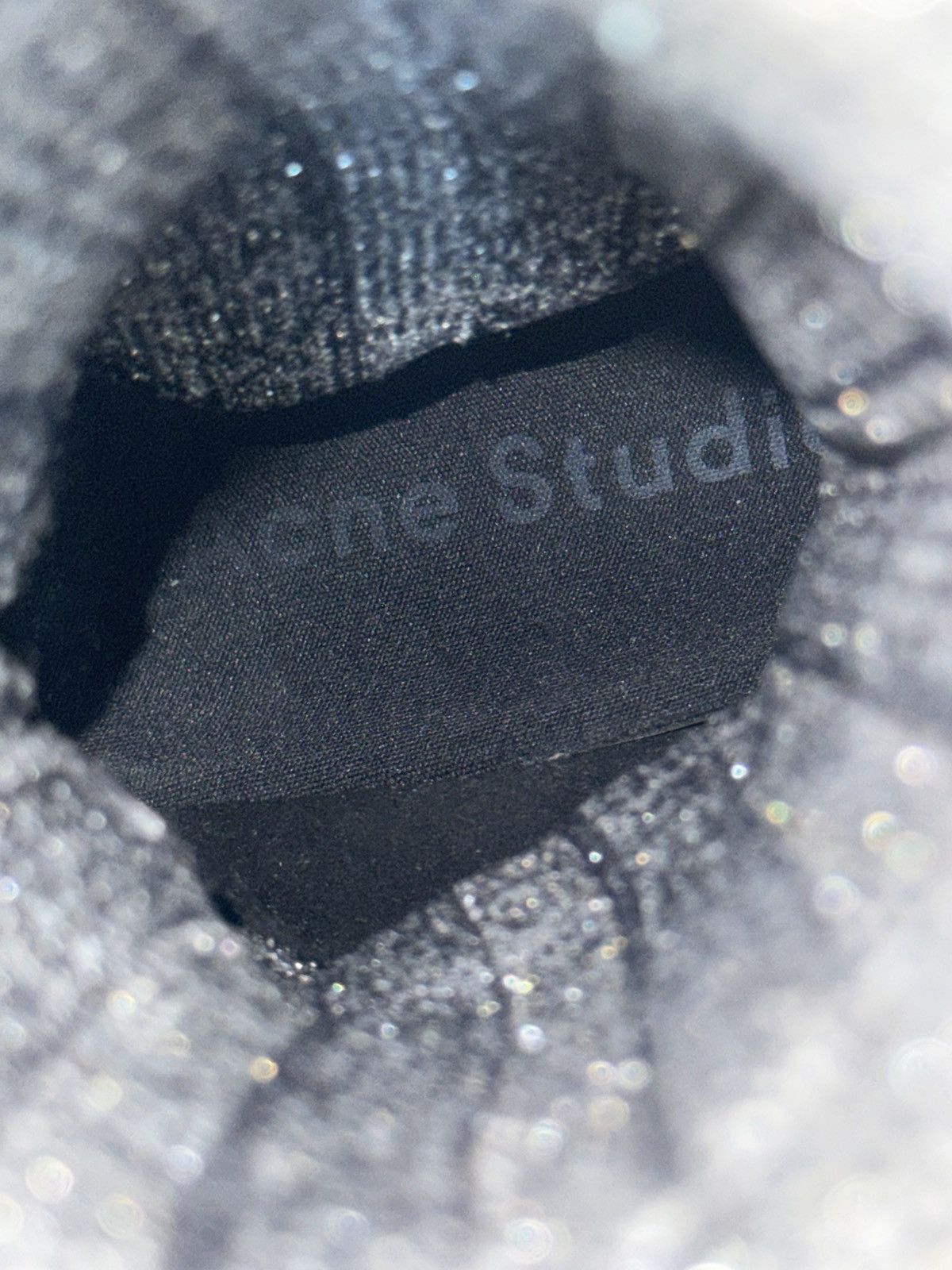 Acne Studios Acne Studios Batilda Lurex Black/silver Strips Size US 8 / IT 38 - 10 Thumbnail