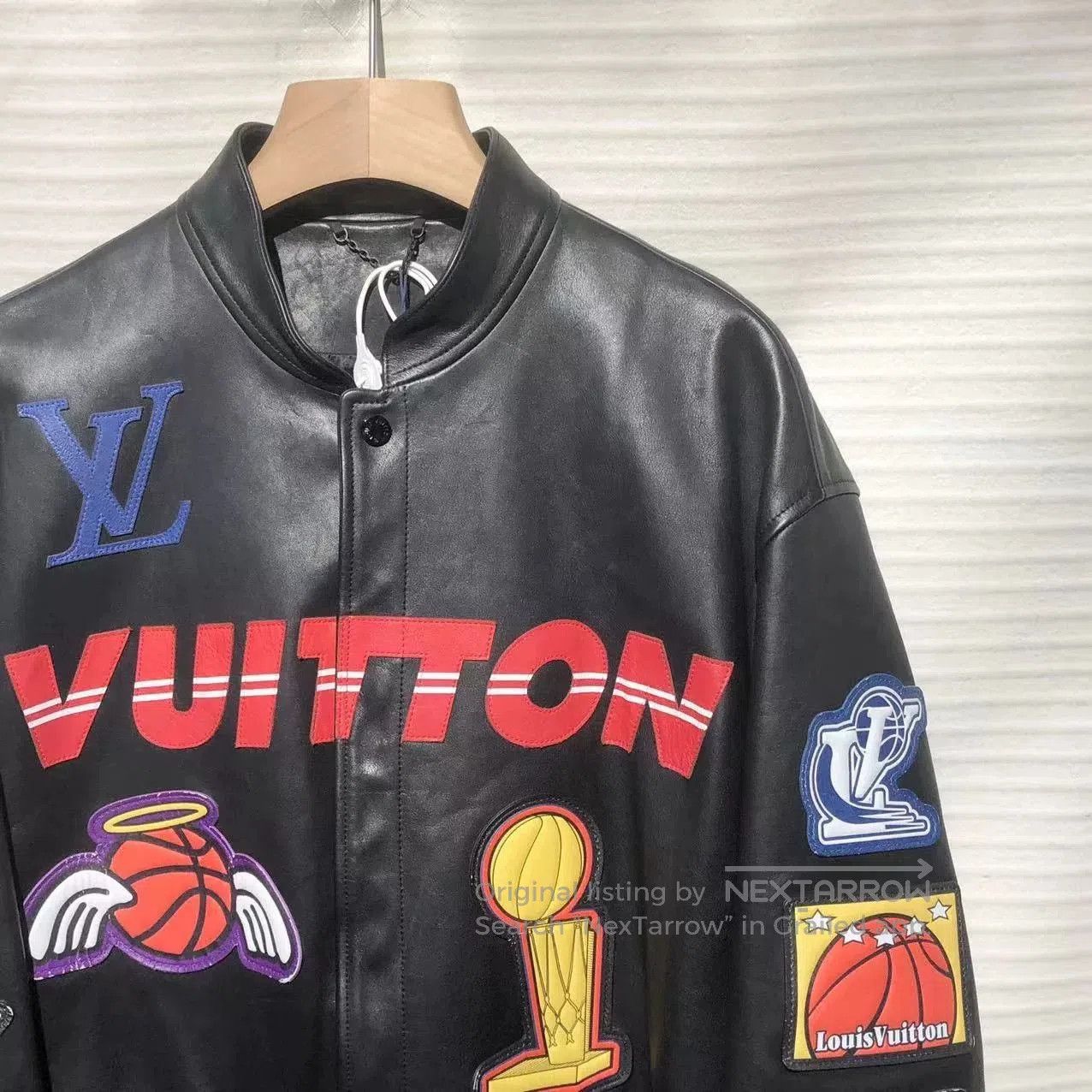 Louis Vuitton Louis Vuitton x NBA FW21 Leather Jacket. Size US M / EU 48-50 / 2 - 3 Thumbnail