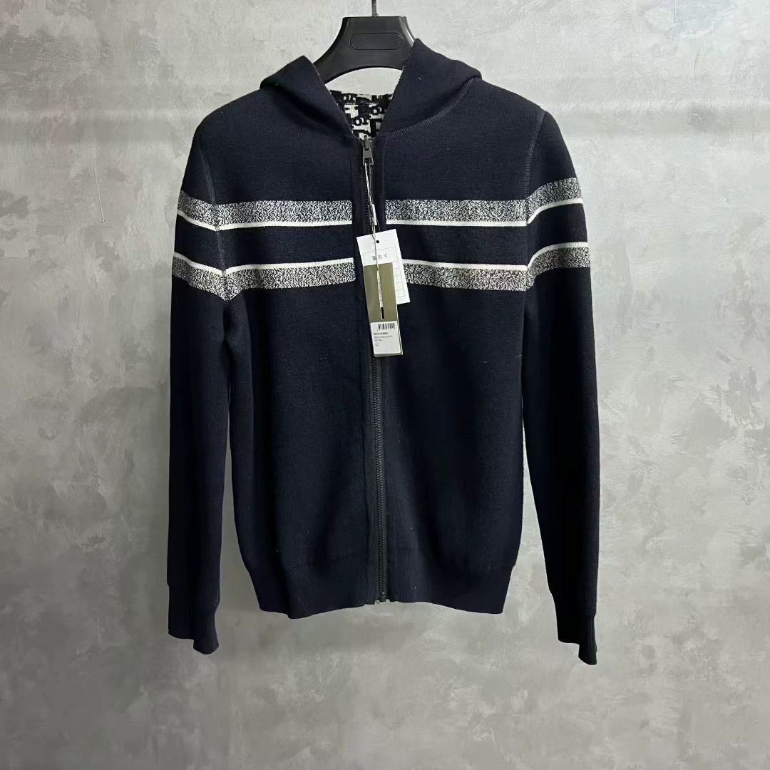 Dior navy blue reversible zip-up hoodie Size US L / EU 52-54 / 3 - 1 Thumbnail