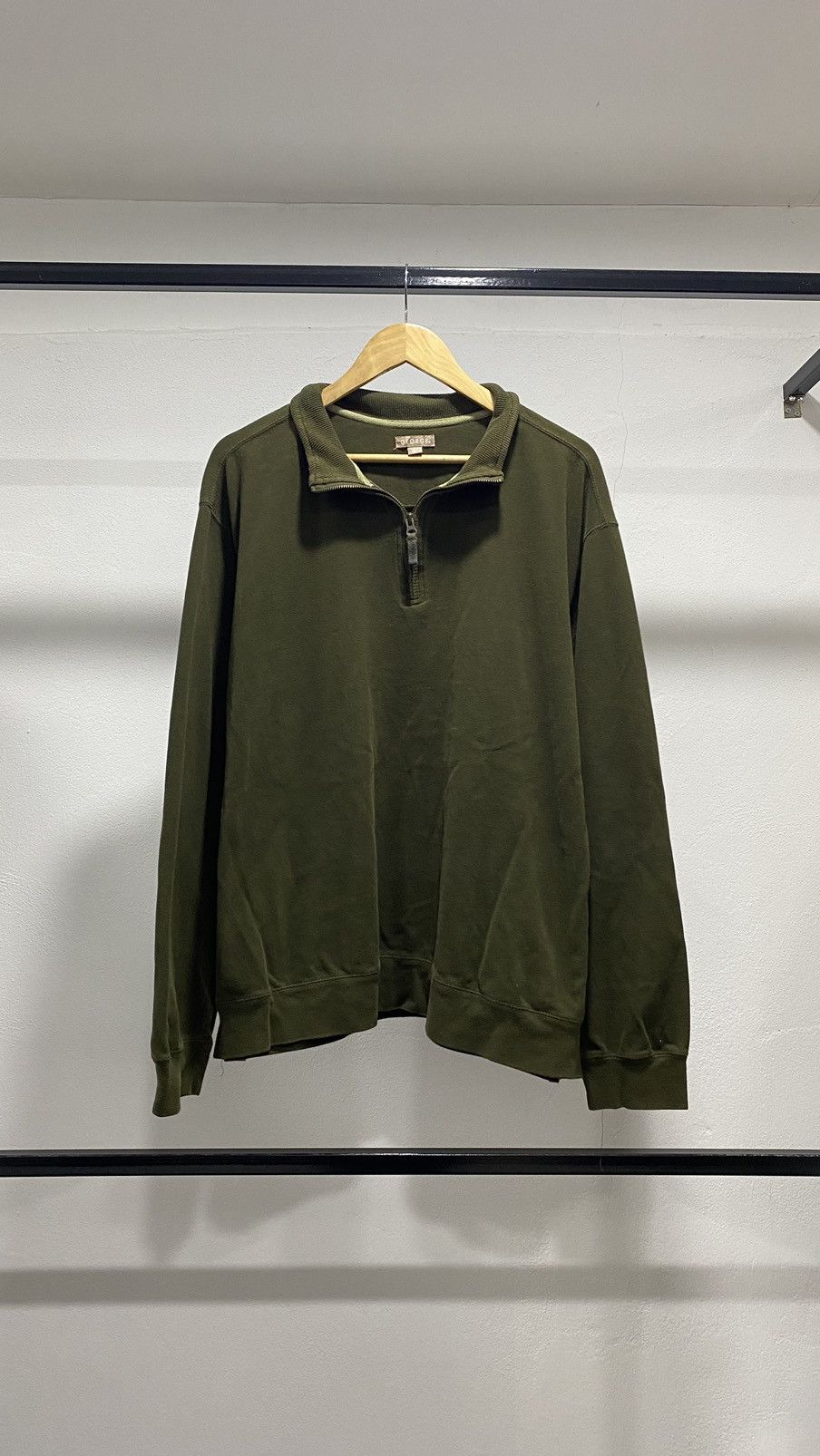 George × Vintage George Oversize Halfzipper Sweatshirt Size US XXL / EU 58 / 5 - 1 Thumbnail