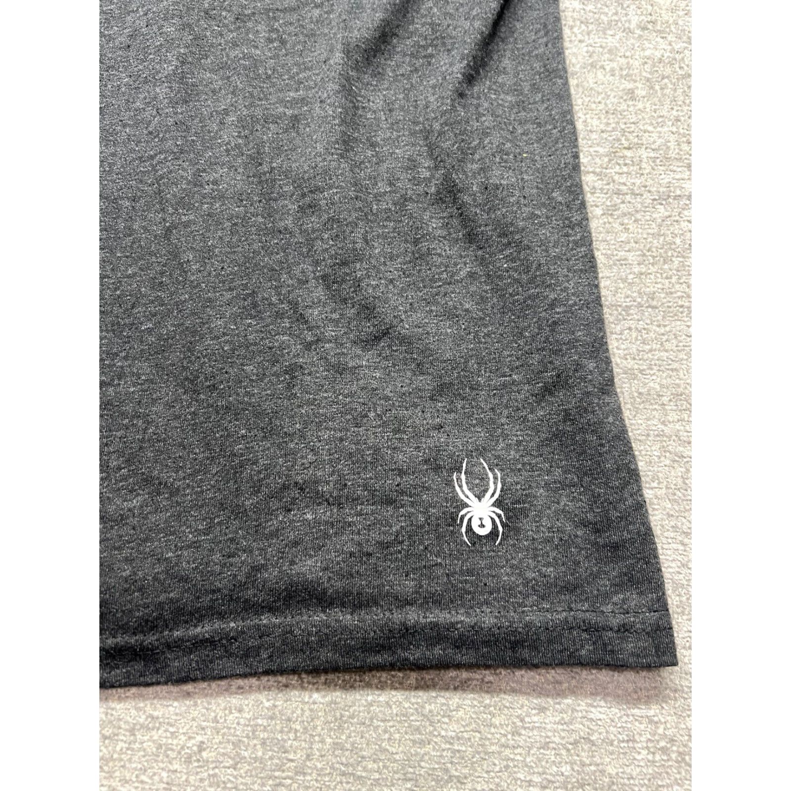 Spyder Spyder Active Shirt Mens Large Short Sleeve Activewear Gym Yoga Gray Size US L / EU 52-54 / 3 - 2 Thumbnail