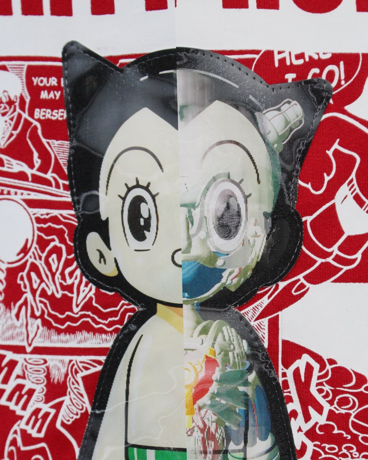 Anime SS2003 MIGHTY SEMI-TRANSPARENT 3D RUBBER APPLIQUE SWEATSHIRT Size US M / EU 48-50 / 2 - 3 Thumbnail