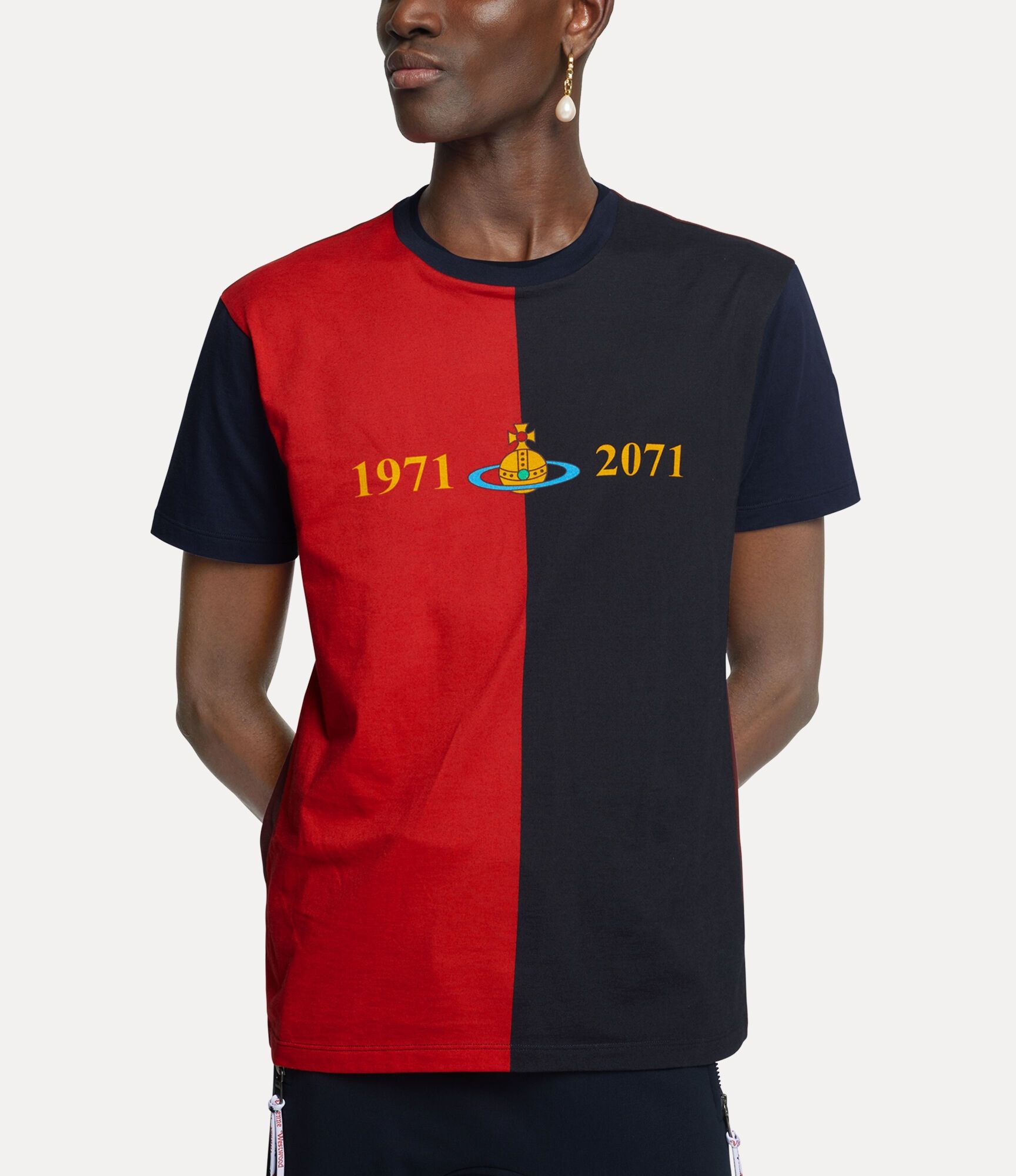 Vivienne Westwood o1srvl11e0326 Classic T-Shirt in Multicolor Size US XL / EU 56 / 4 - 4 Thumbnail