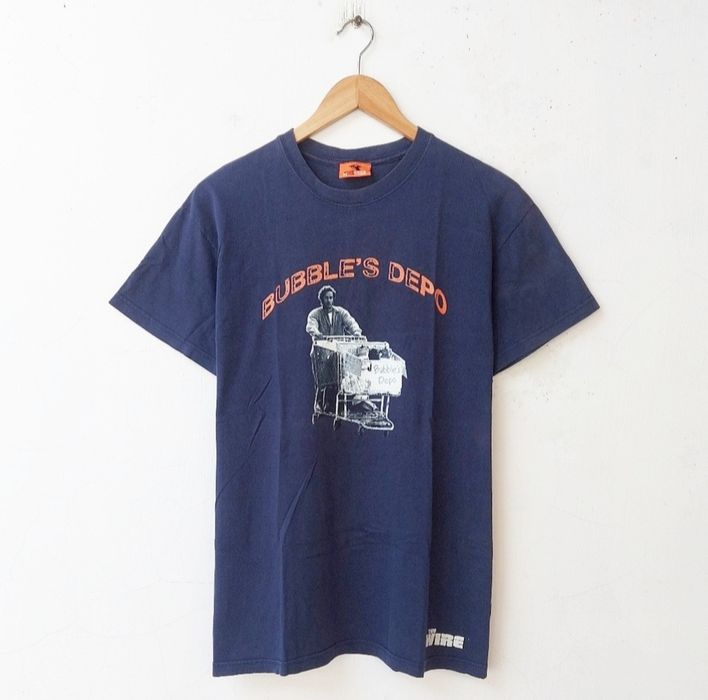 T-shirt The Wire – Logo Officiel, Coupe Classique, 100% Coton, Pour Les Fans De La Série Culte