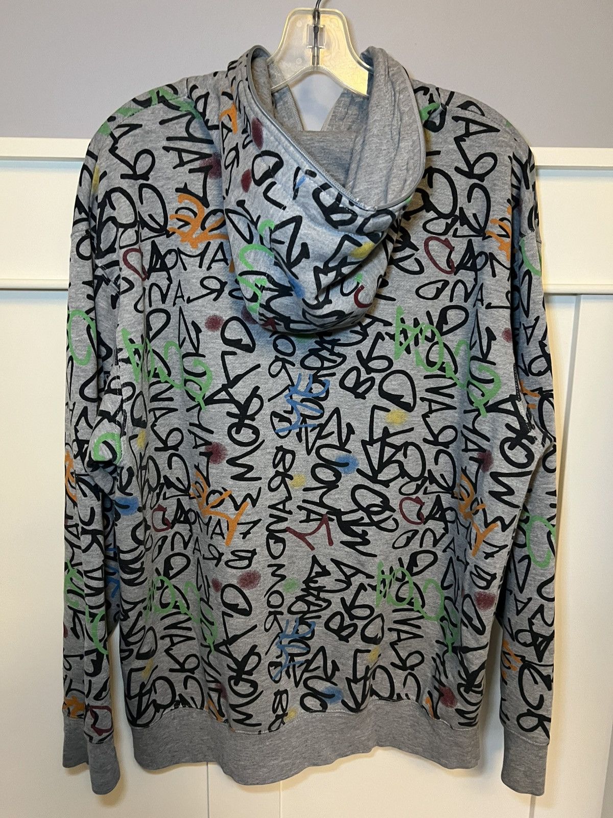 Mecca Vintage Mecca Jeans Co aop graffiti logo full zip-up hoodie Size US XL / EU 56 / 4 - 2 Thumbnail