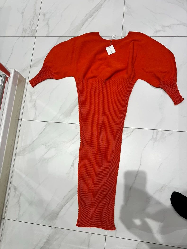 Issey Miyake Issey Miyake size:2 A red main line sweater dress Size XS / US 0-2 / IT 36-38 - 1 Thumbnail