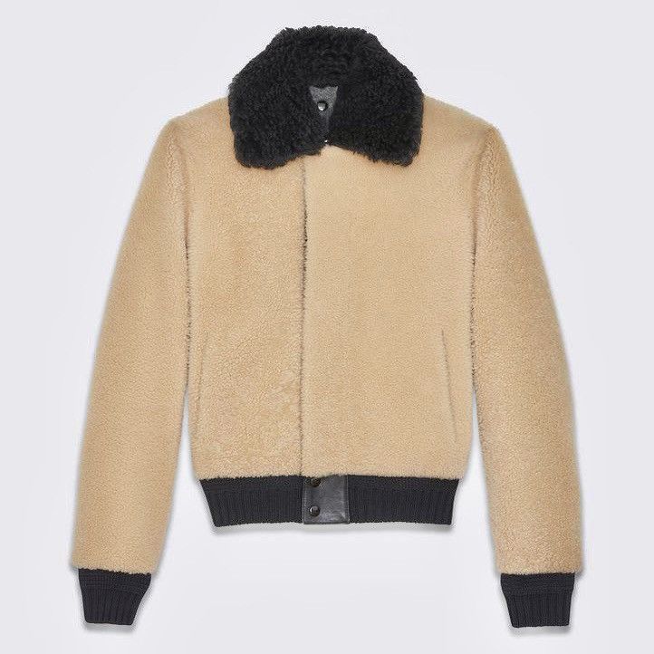 Saint Laurent Shearling Jacket in Small