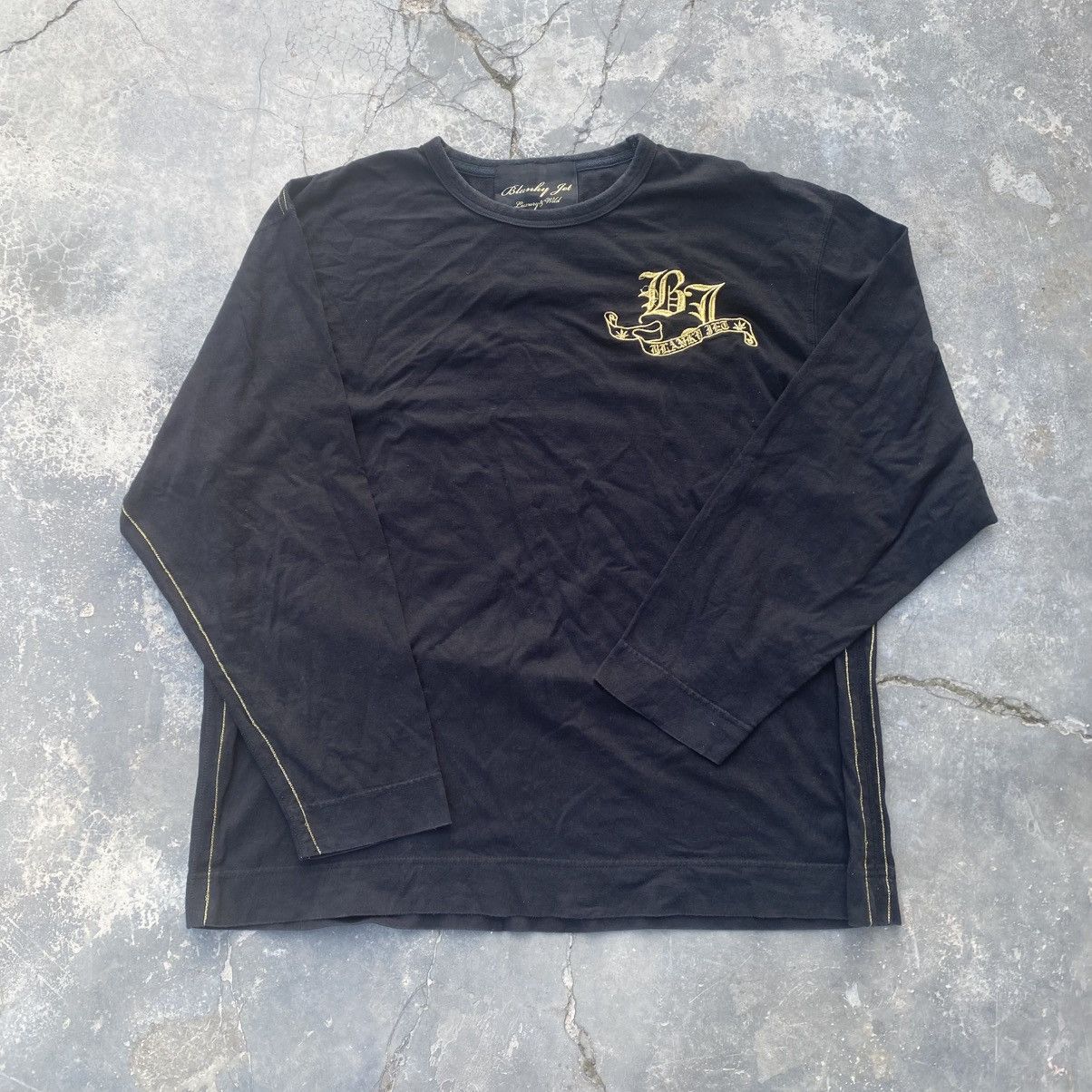 Japanese Brand Blanky Jet Glitter Gold Skull tee Size US XXL / EU 58 / 5 - 3 Thumbnail