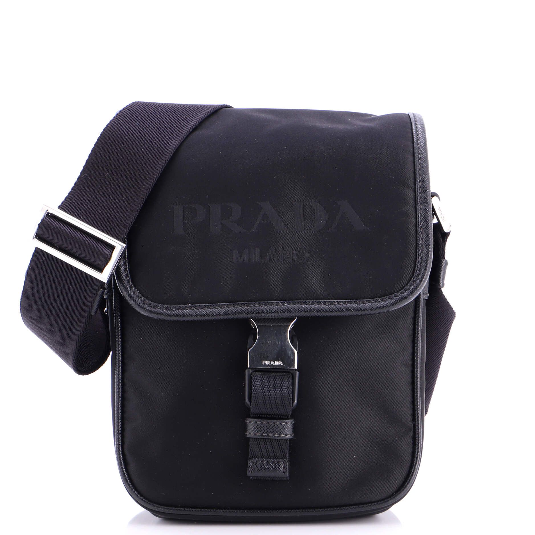 Prada Logo Buckle Messenger Bag Size ONE SIZE - 1 Thumbnail