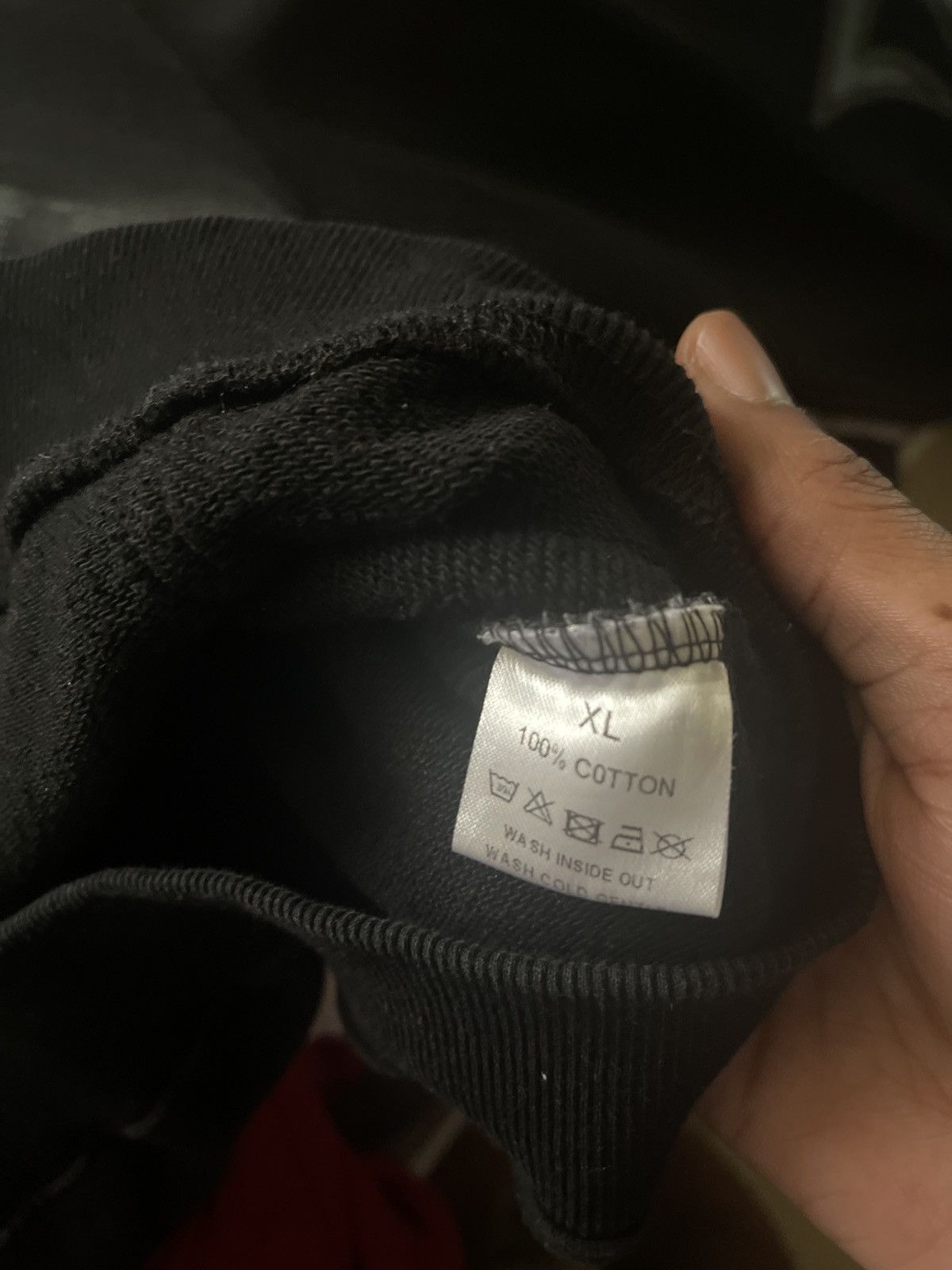 Vale VALE NEPTUNE WASHED BLACK HOODIE Size US XL / EU 56 / 4 - 5 Thumbnail