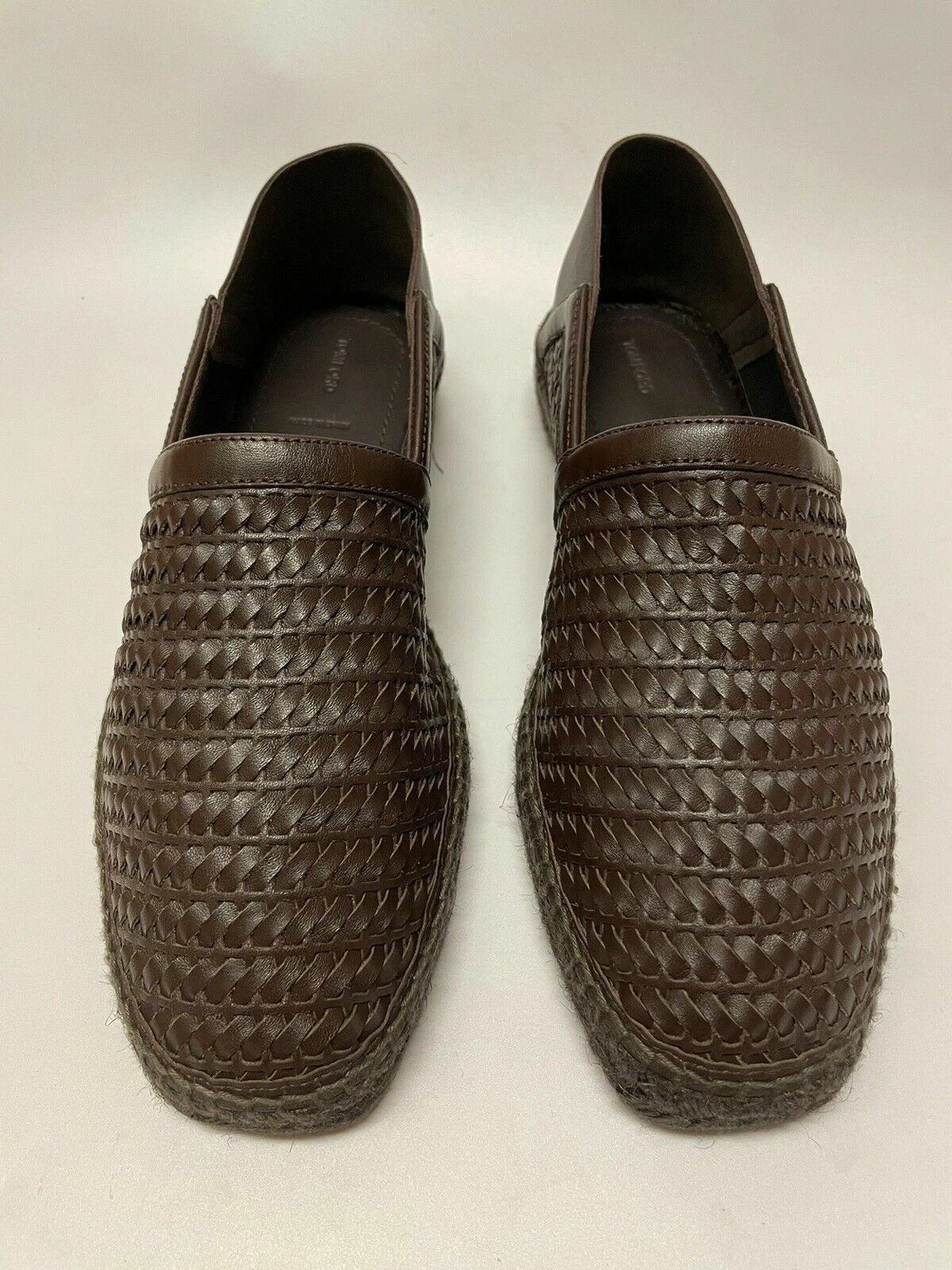 Tom Ford Barnes BRAIDED SUEDE Woven Leather Espadrille Brown Size US 7 / EU 40 - 2 Thumbnail