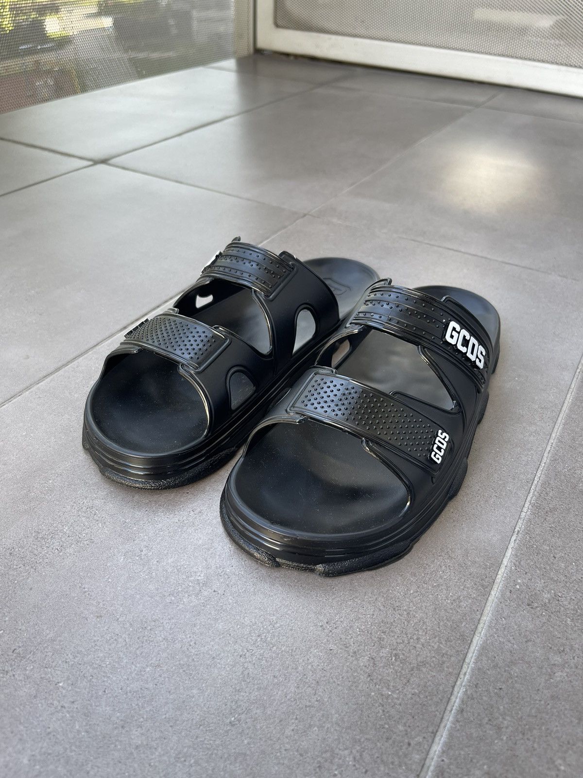 GCDS !DS! SS23 GCDS Logo Black Pool Slides Size US 10 / EU 43 - 6 Thumbnail