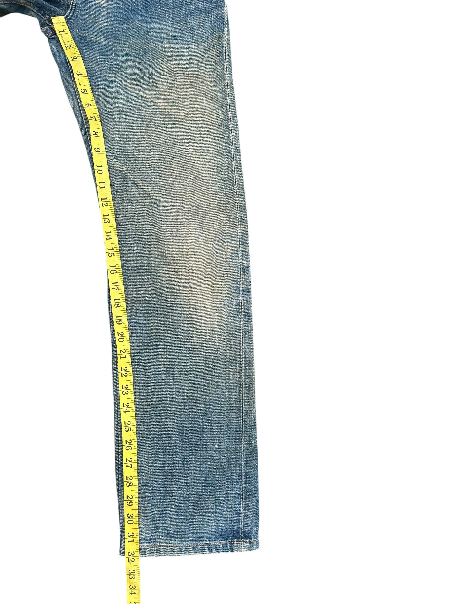 Kapital × Vintage × Wrangler Vintage Wrangler Selvedge Rusty Mud Wash Denim Jeans Size US 28 / EU 44 - 15 Thumbnail
