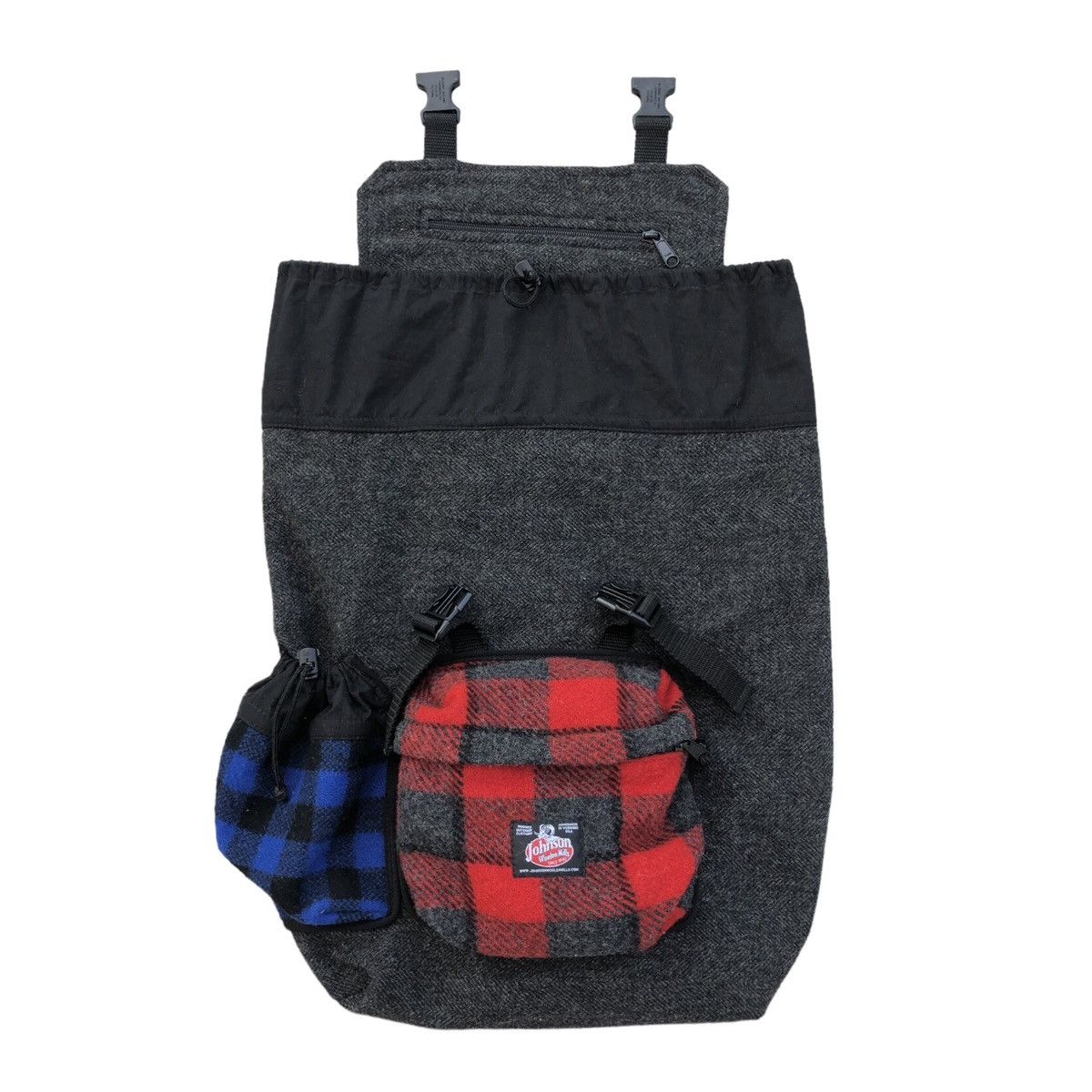 Johnson Woolen Mills Johnson Woolen Mills Patchwork Pockets Backpack Size ONE SIZE - 8 Thumbnail