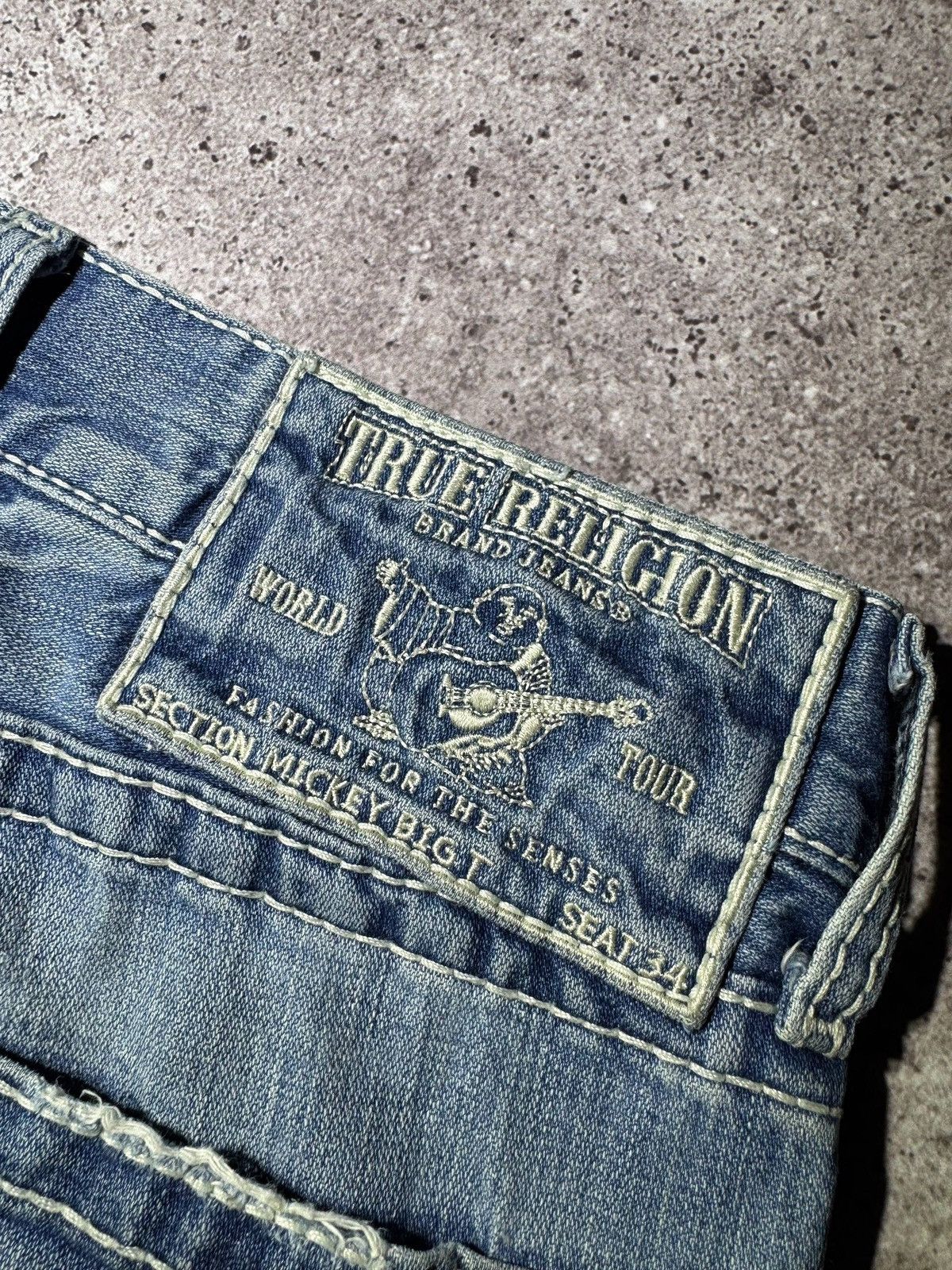 True Religion True Relegion Vintage Blue Denim Jeans Streetwear Japanese Size US 34 / EU 50 - 6 Thumbnail