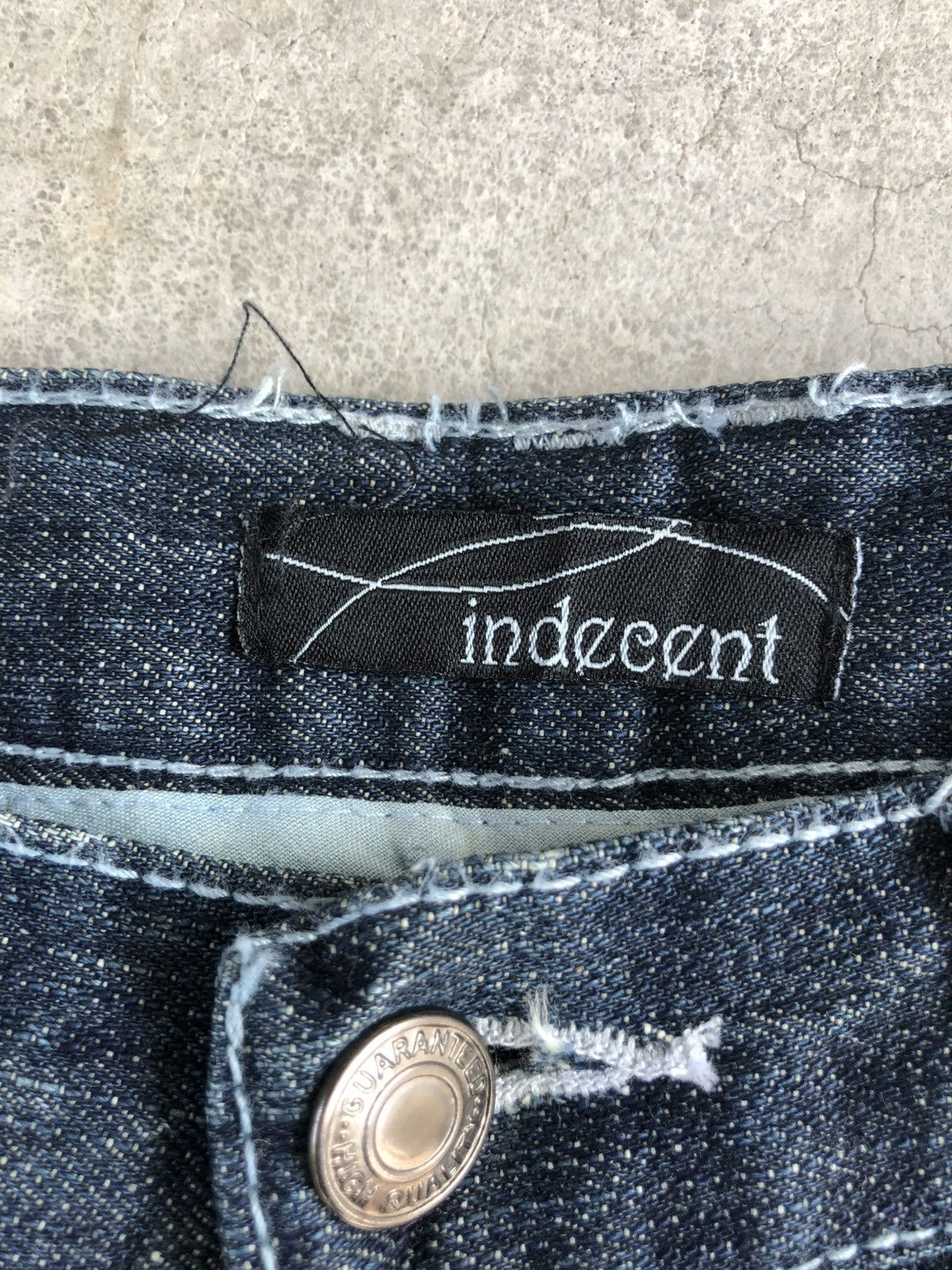 Le Grande Bleu (L.G.B.) Japanese Indecent Flared Jeans Distressed Buckle Back Size US 30 / EU 46 - 19 Thumbnail