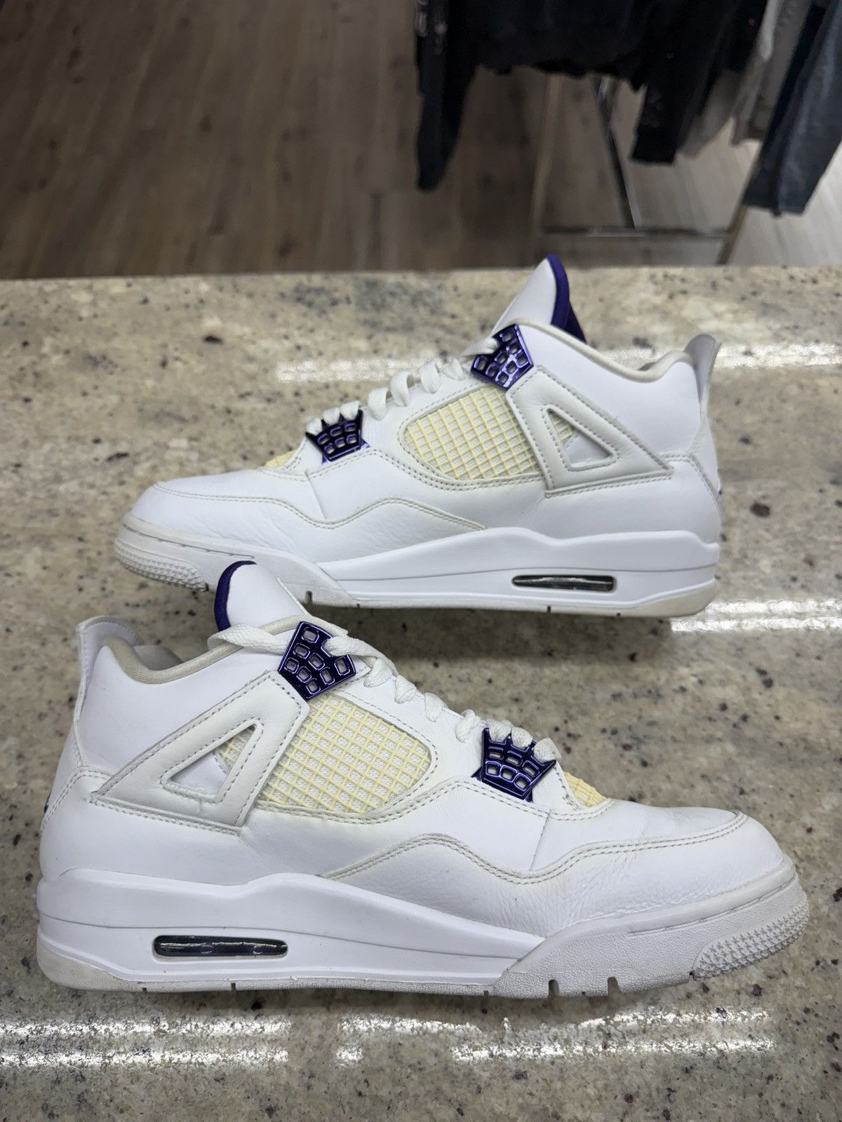 Jordan Brand Jordan 4 Retro Metallic Purple Size US 10 / EU 43 - 2 Thumbnail