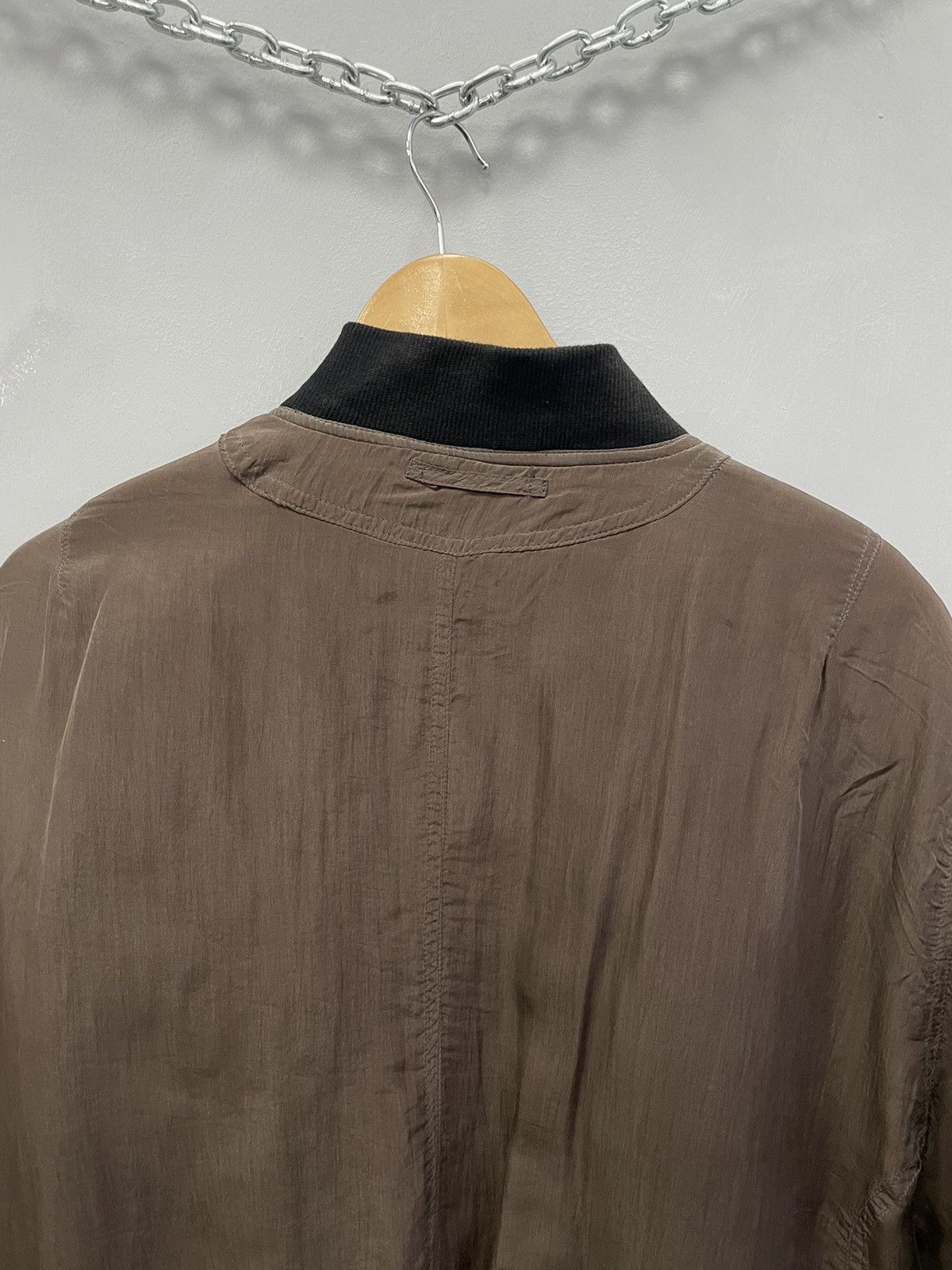 Vintage Ma-1 BALENCIAGA STYLE VINTAGE SILK BOMBER JACKET Size US L / EU 52-54 / 3 - 12 Thumbnail