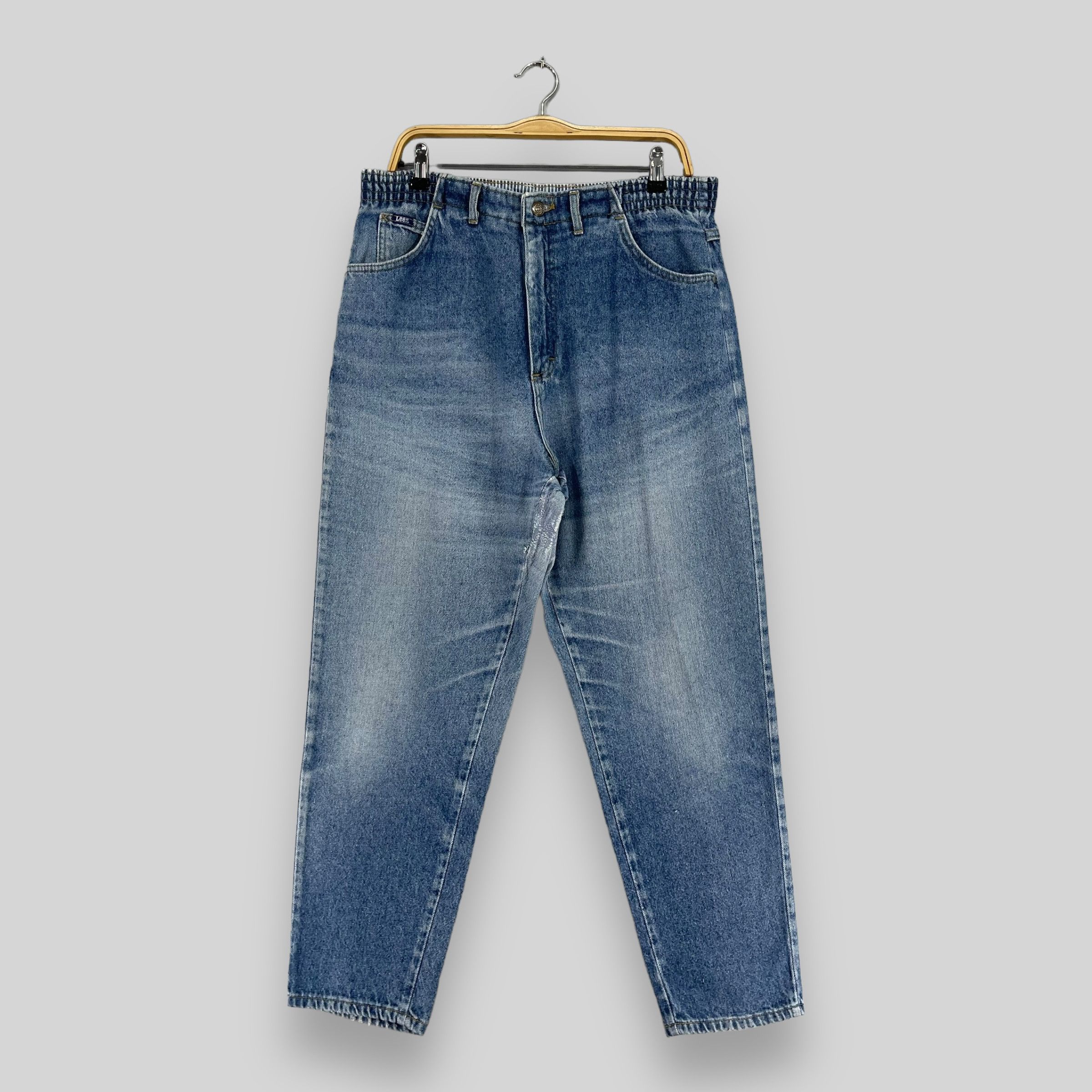Lee Size 34 Vintage Distressed Lee High Waisted Petite Jeans Size 34" / US 12 / IT 48 - 1 Thumbnail
