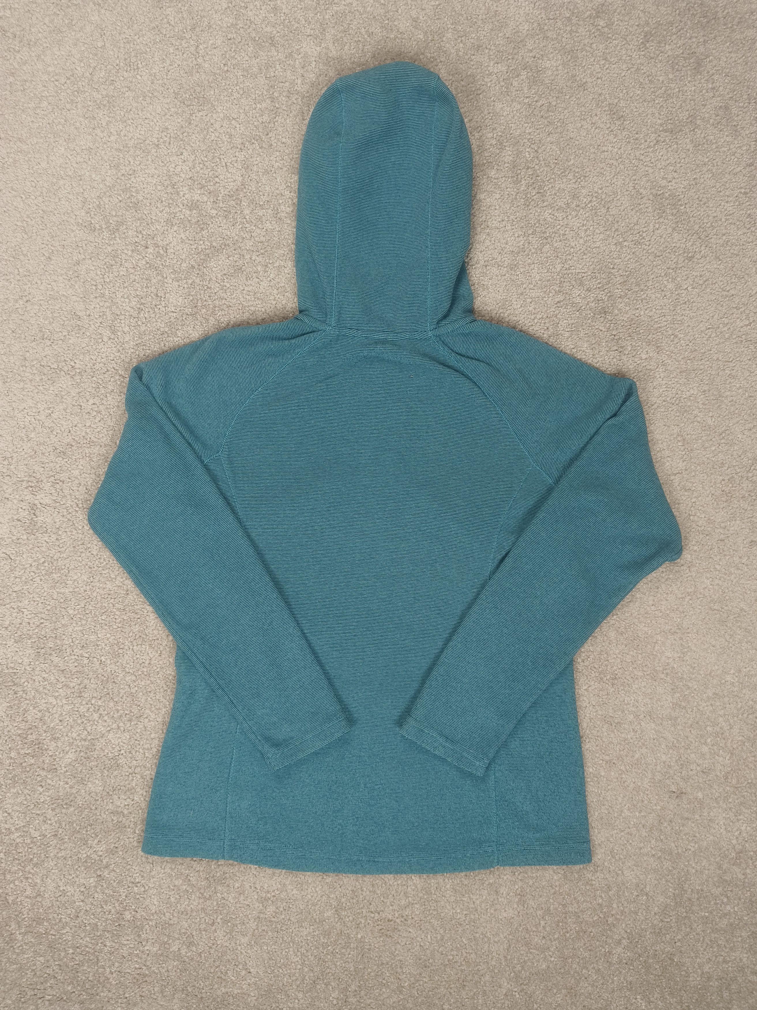 The North Face North Face Womens Mezzaluna Full Zip Teal Blue Fleece Hoodie Size L / US 10 / IT 46 - 5 Thumbnail