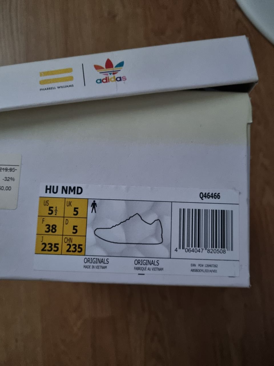 Adidas adidas NMD Hu Pharrell Dash Green Size US 5.5 / EU 38 - 9 Thumbnail