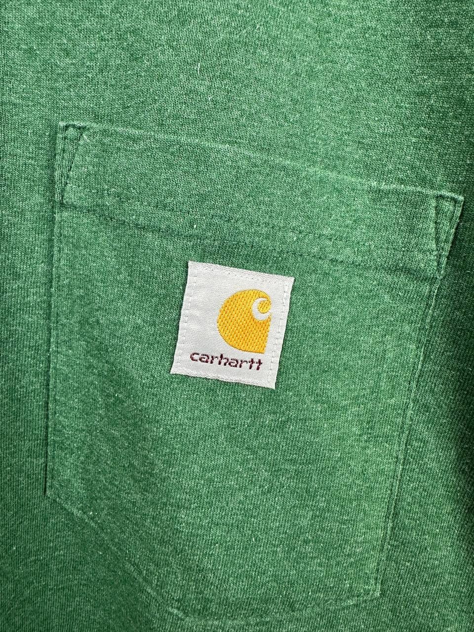 Carhartt Carhartt T-Shirt Relaxed Fit Tee with Pocket Logo Green SS Size US L / EU 52-54 / 3 - 7 Thumbnail