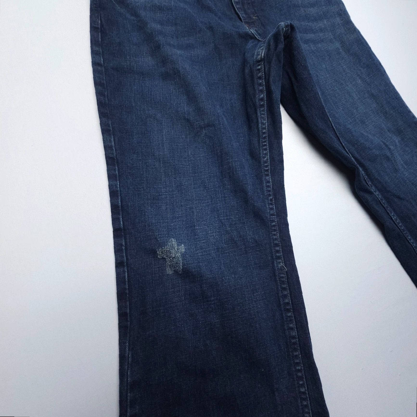 Vintage Urban Up Urban Pipeline Up Jeans Mens 32 x 30 Dark Blue Denim 90s Straight Relaxed Baggy Rise Mid 10-12 in Zip 5-Pocket Logo Comfort Vintage No Size US 32 / EU 48 - 5 Thumbnail