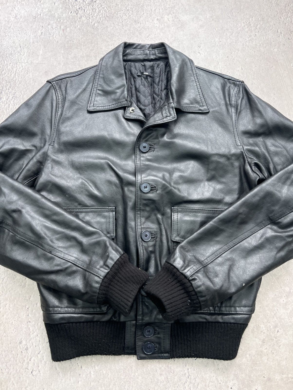 Other SALE✅✅VINTAGE 90s Archive Avant-Garde Moto Leather jacket Size US M / EU 48-50 / 2 - 8 Thumbnail