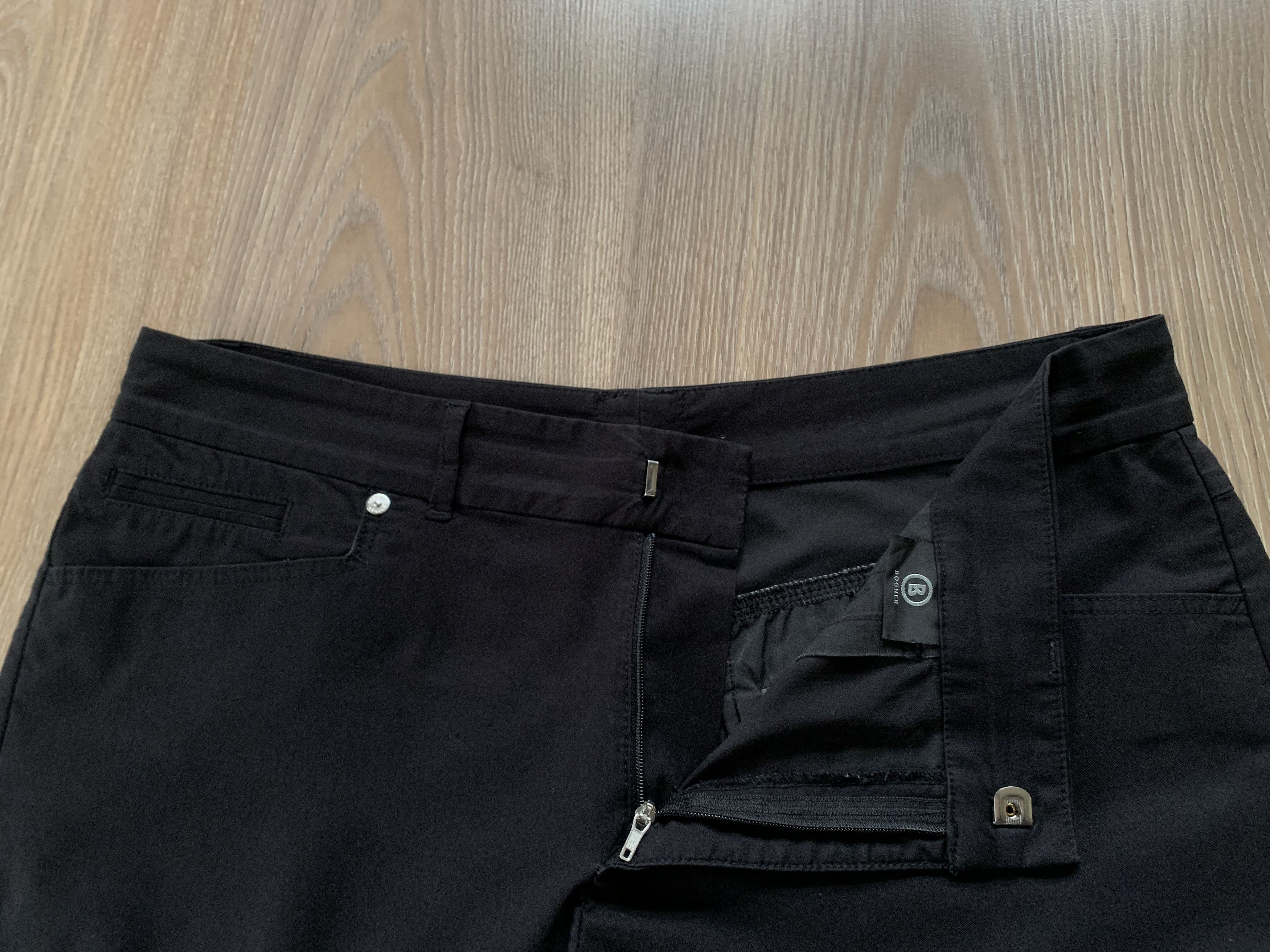 Bogner Bogner Vintage Black Cotton Shorts Size US 30 / EU 46 - 5 Thumbnail