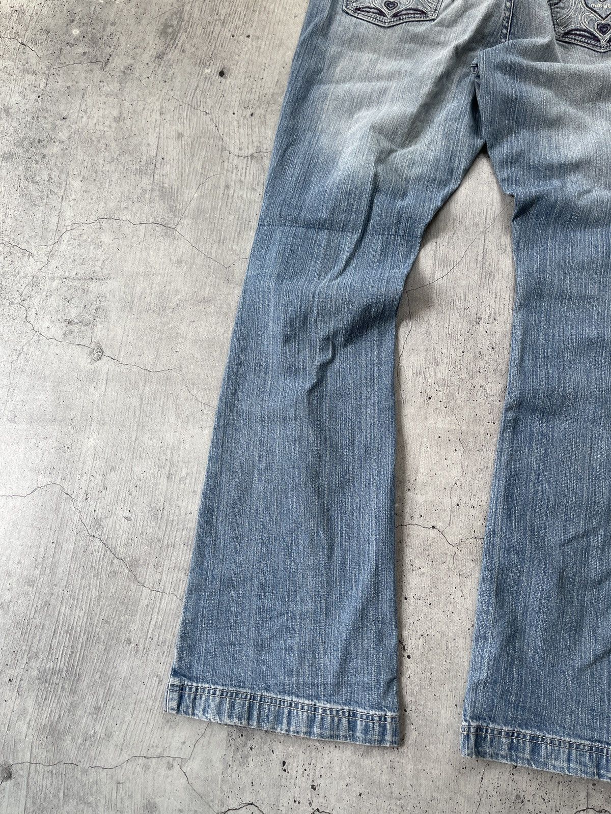 Jean punk grunge washed faded y2k bootcut jeans Size US 34 / EU 50 - 3 Thumbnail