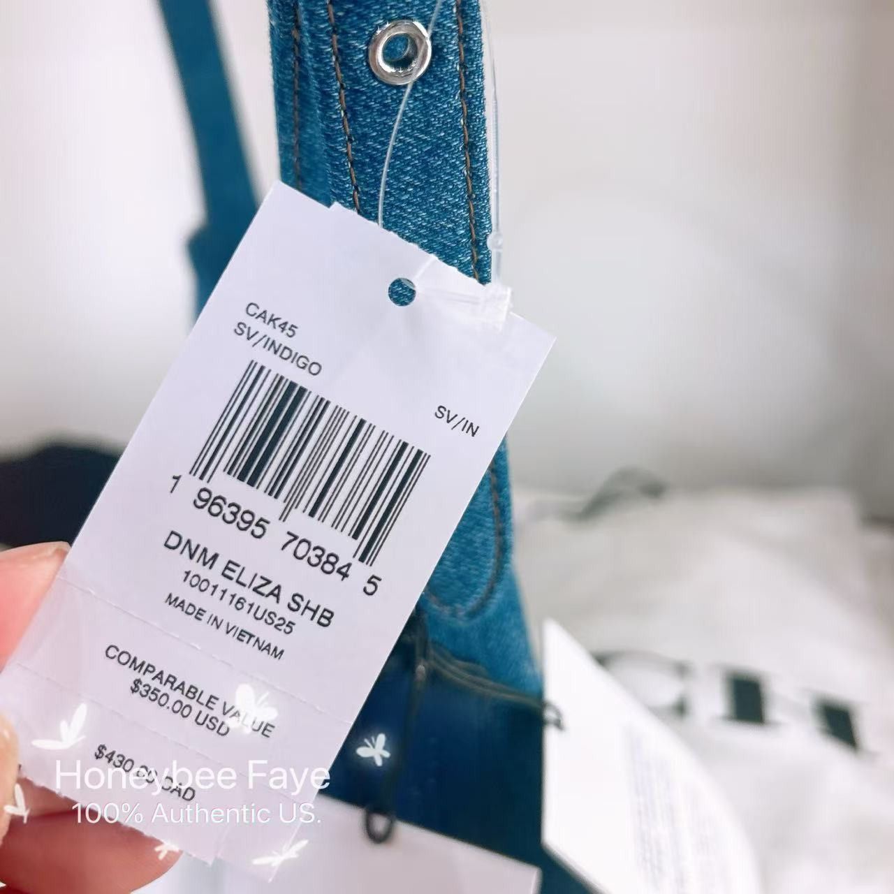 Coach Eliza Shoulder Bag In Signature Denim CAK45 Size ONE SIZE - 3 Thumbnail